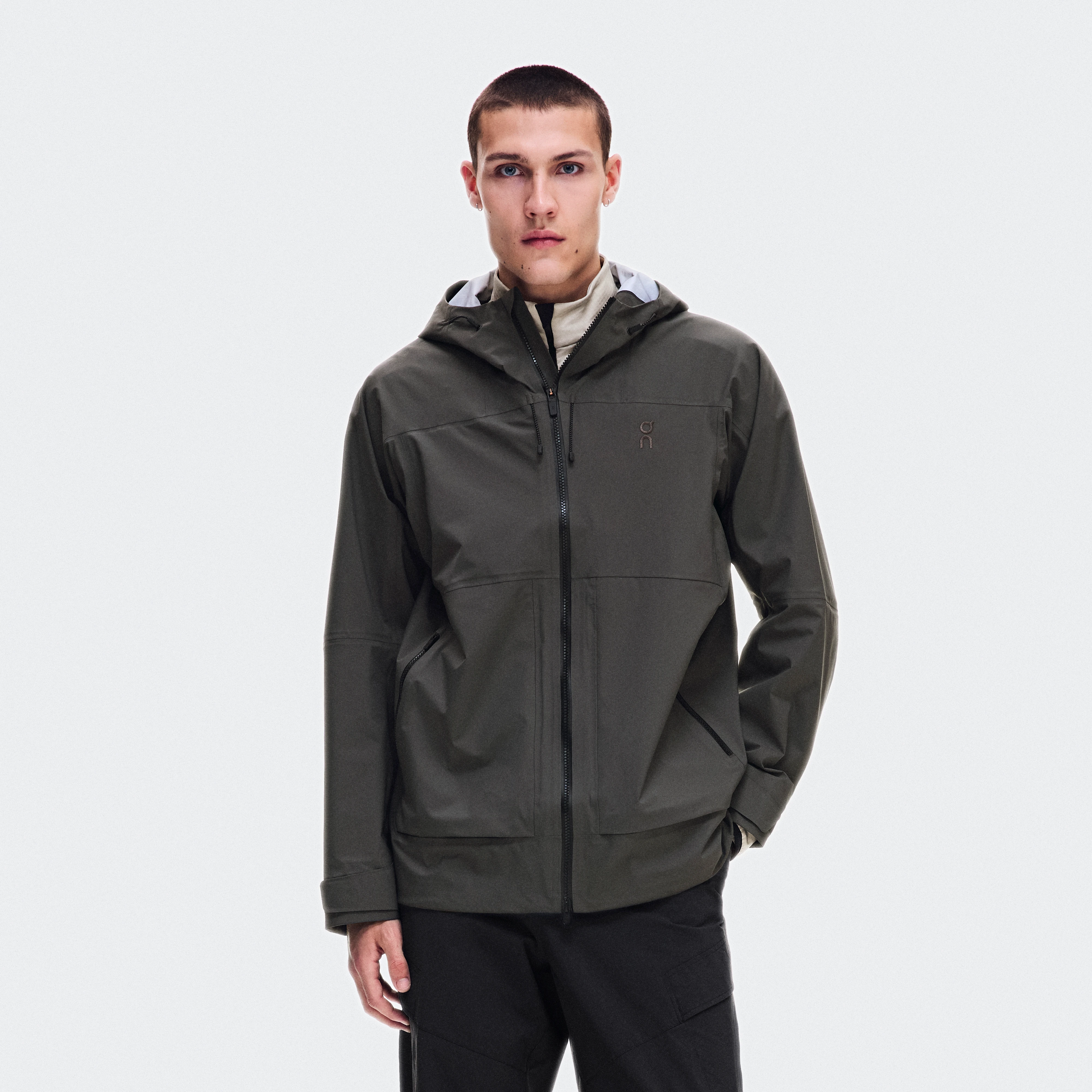 On Ascent Jacket Espresso Men – Hiking, outdoor exploration Jackets Hiking