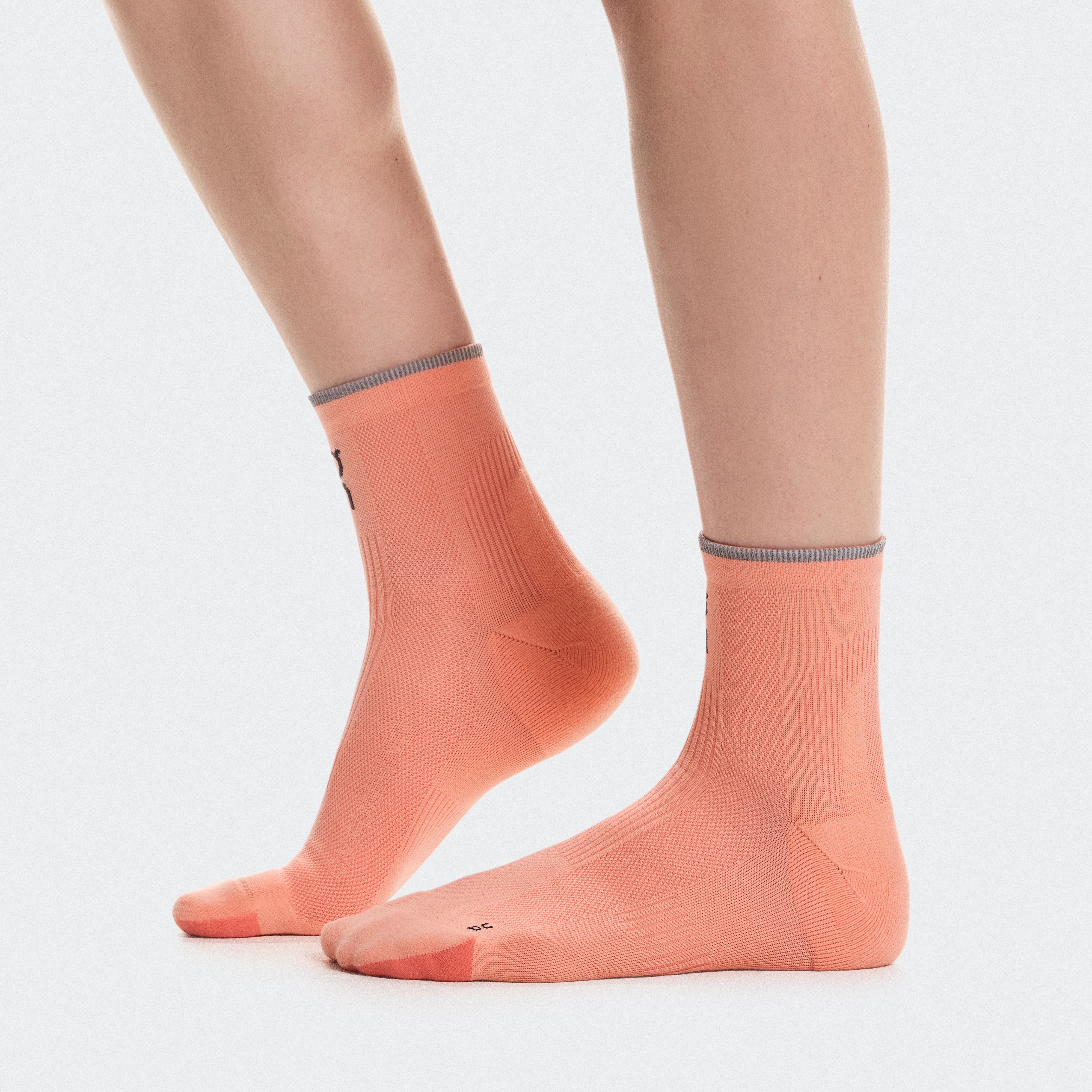 On Elite Run Sock Mid Sunstone & Reef Unisex – Racing, moisture-wicking, breathable Socks
