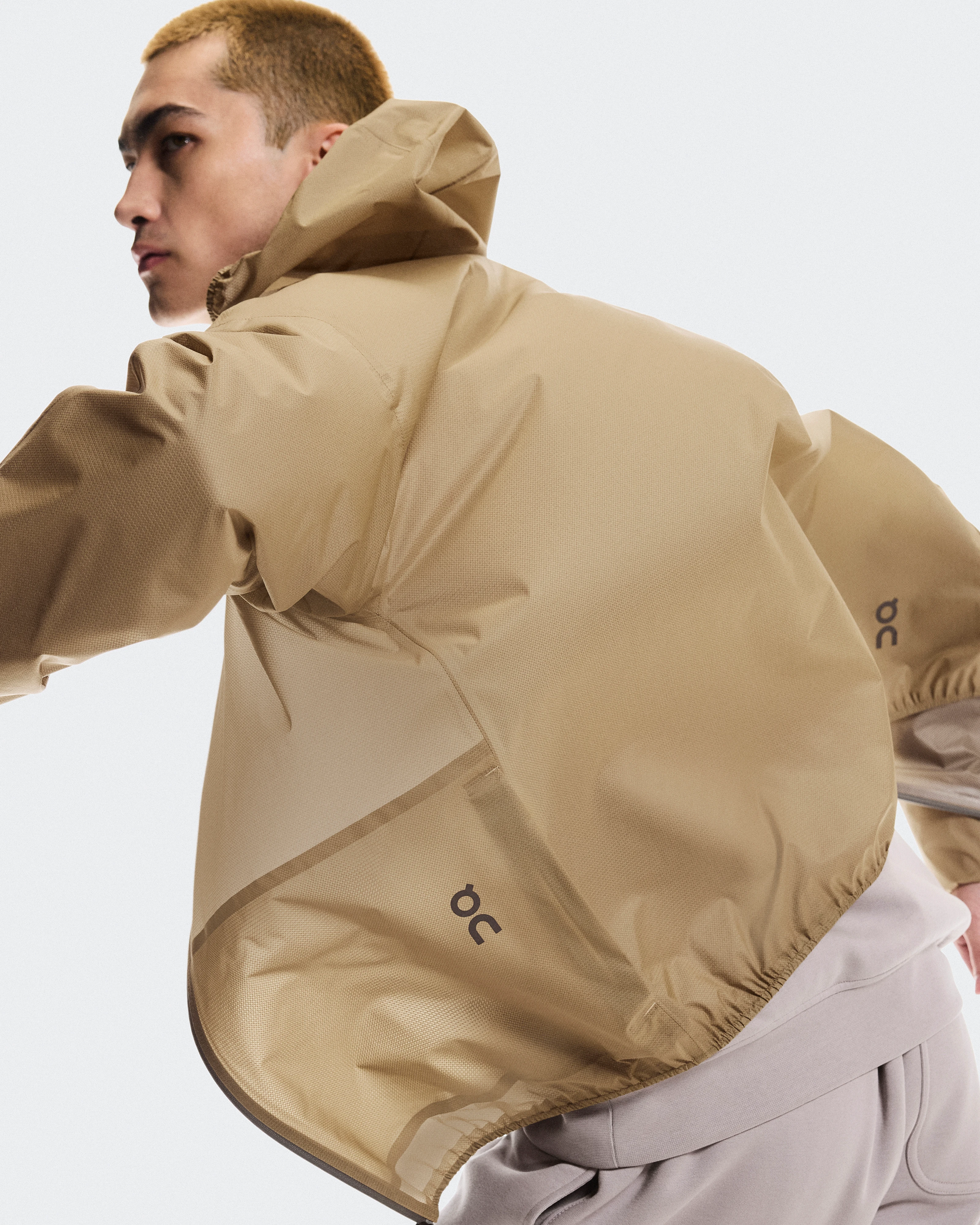 On Explore Lightweight Waterproof Jacket Chai Men Jackets