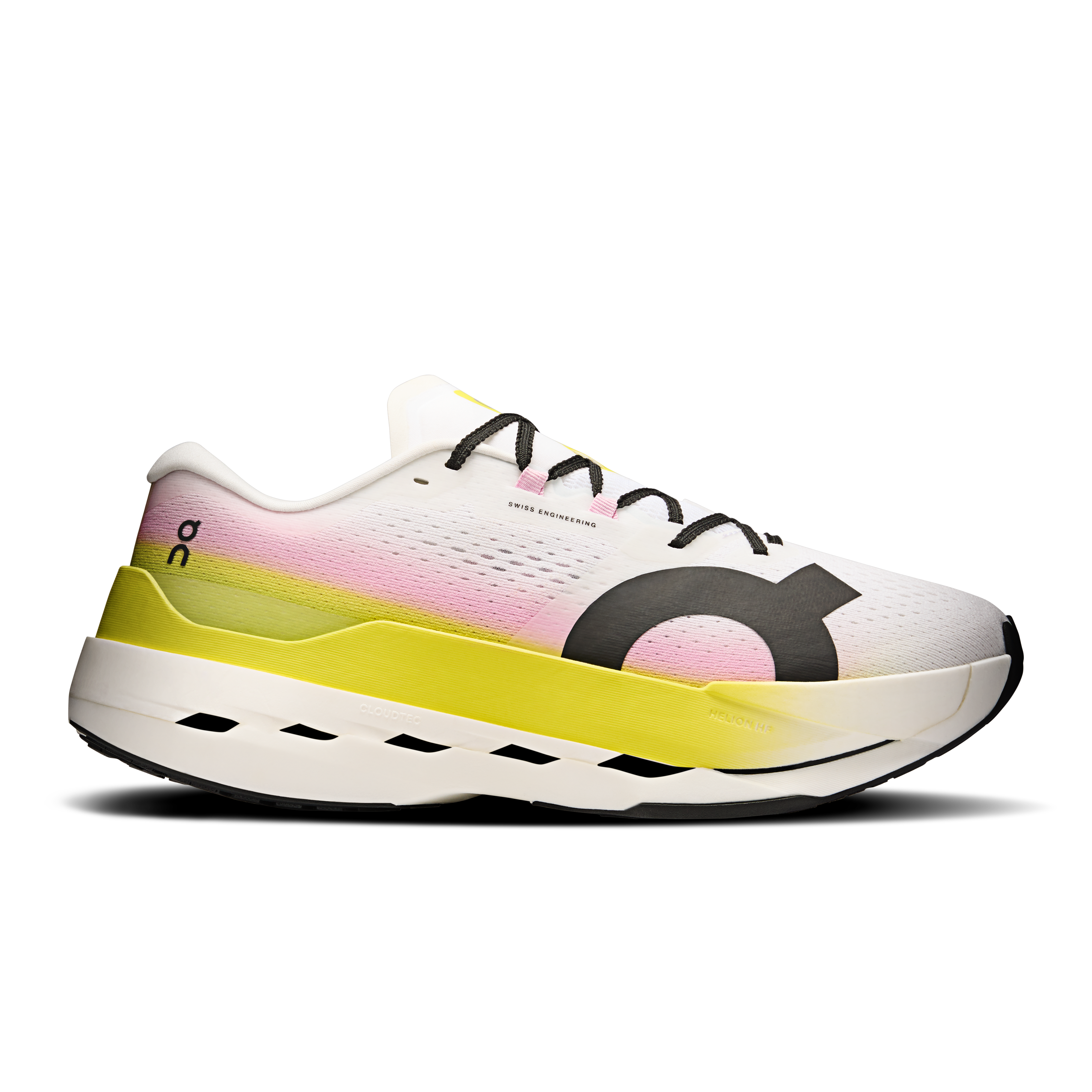Cloudboom Max Road Running Shoe in Lime/Raspberry