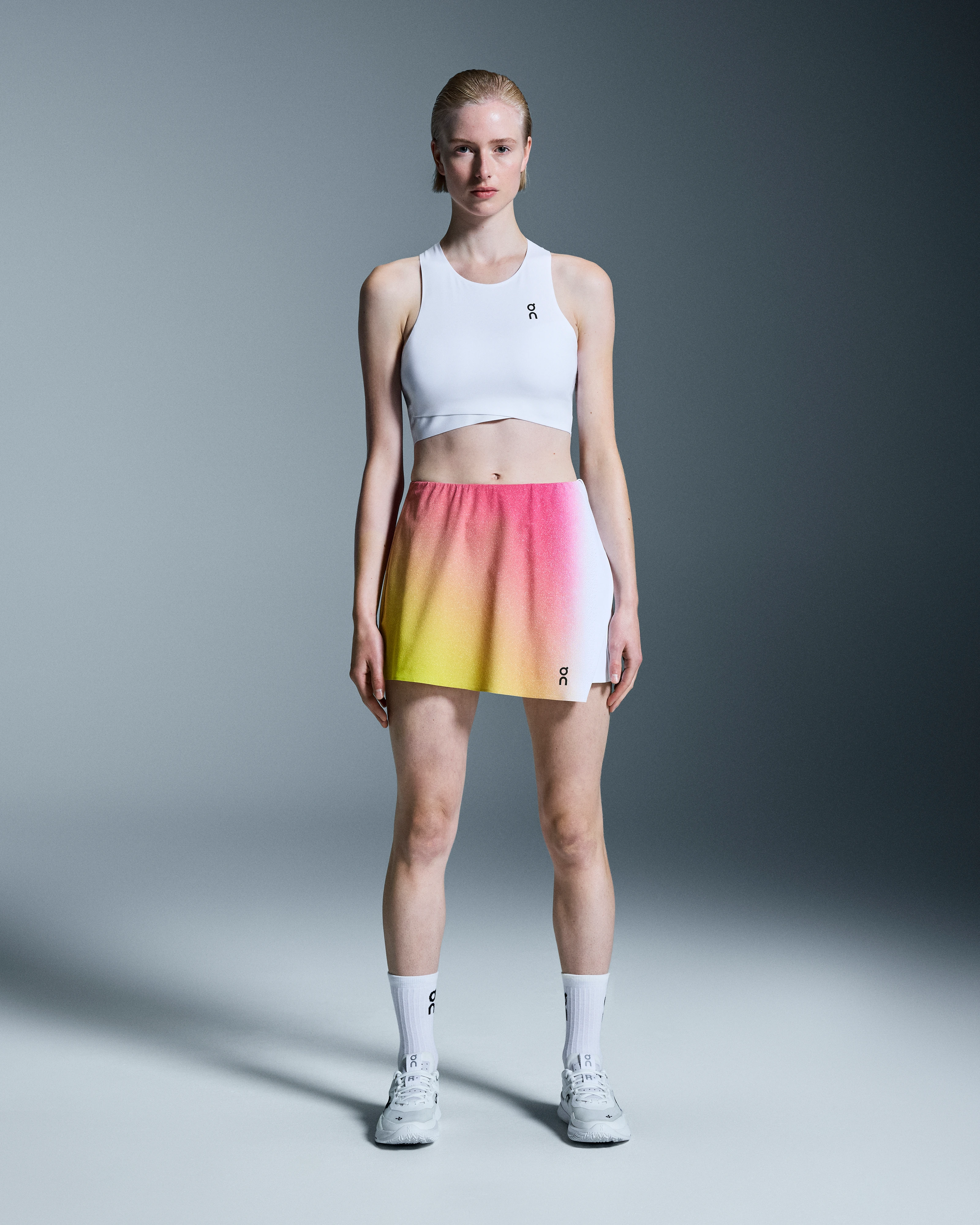 On Court Crop Top White Women Tops and t-shirts