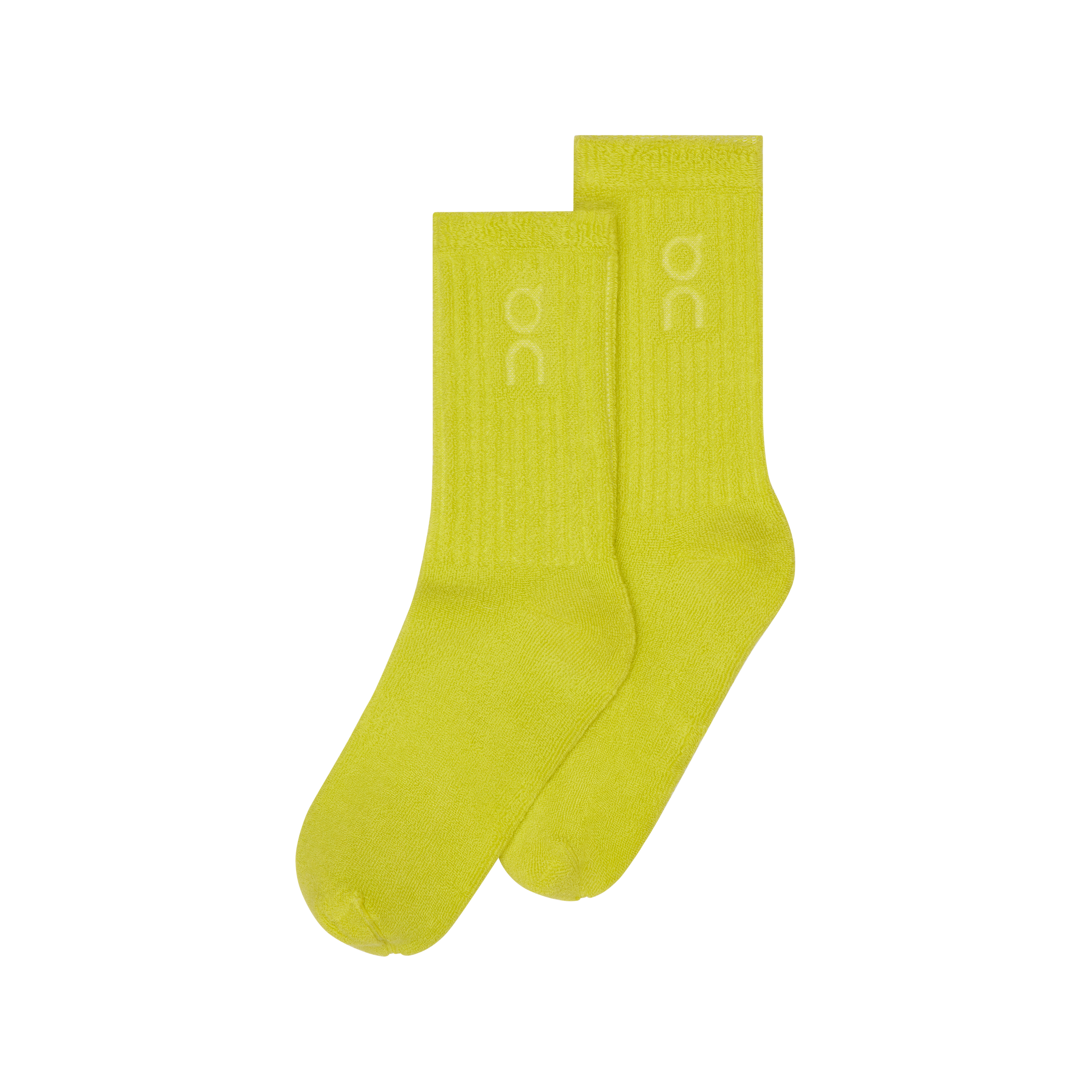 Terry Sock High in Lime