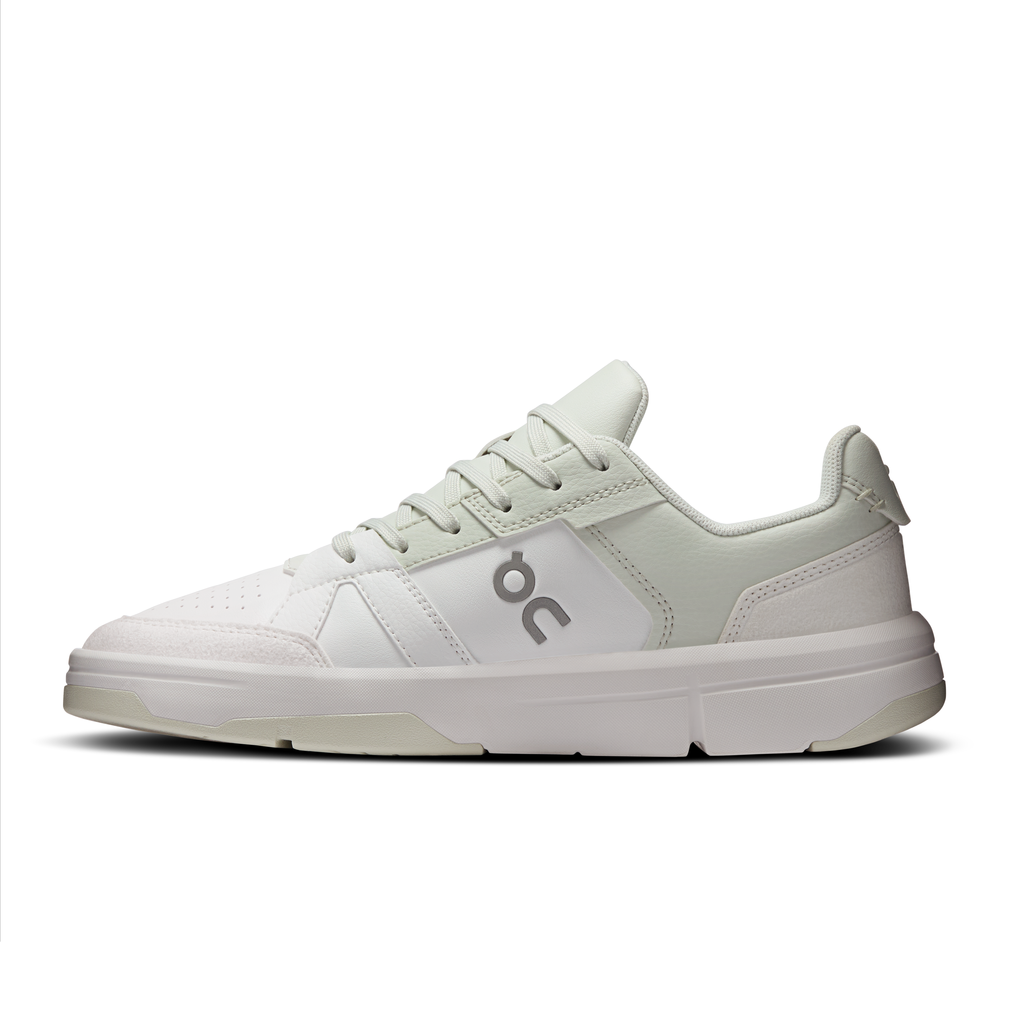 On THE ROGER Clubhouse White & Iceberg Women Tennis Shoes