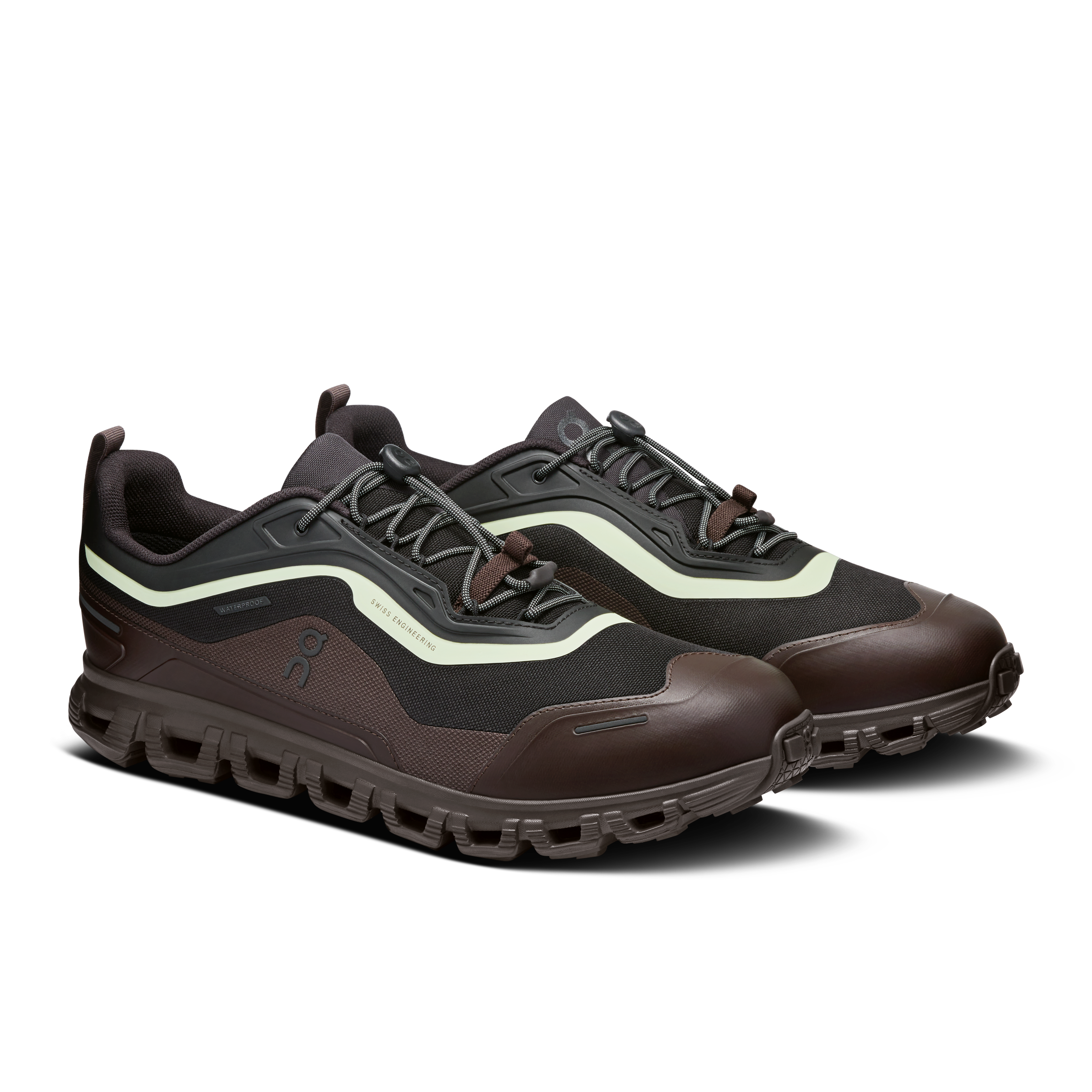 On Cloud 6 Geo Waterproof Black & Lima Men Active life Shoes