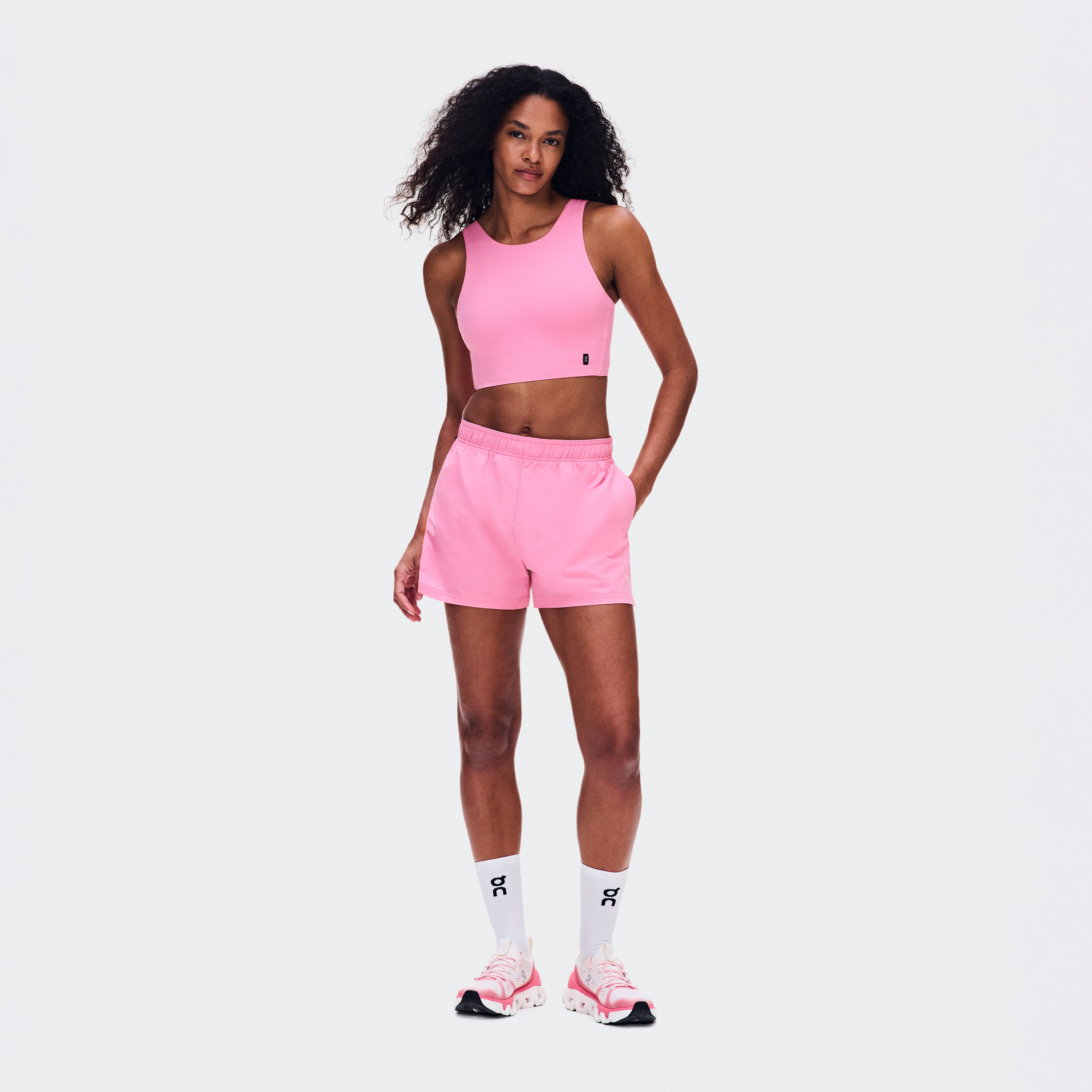 On 3" Core Shorts Bubblegum Women – Running, lightweight, inner brief Shorts
