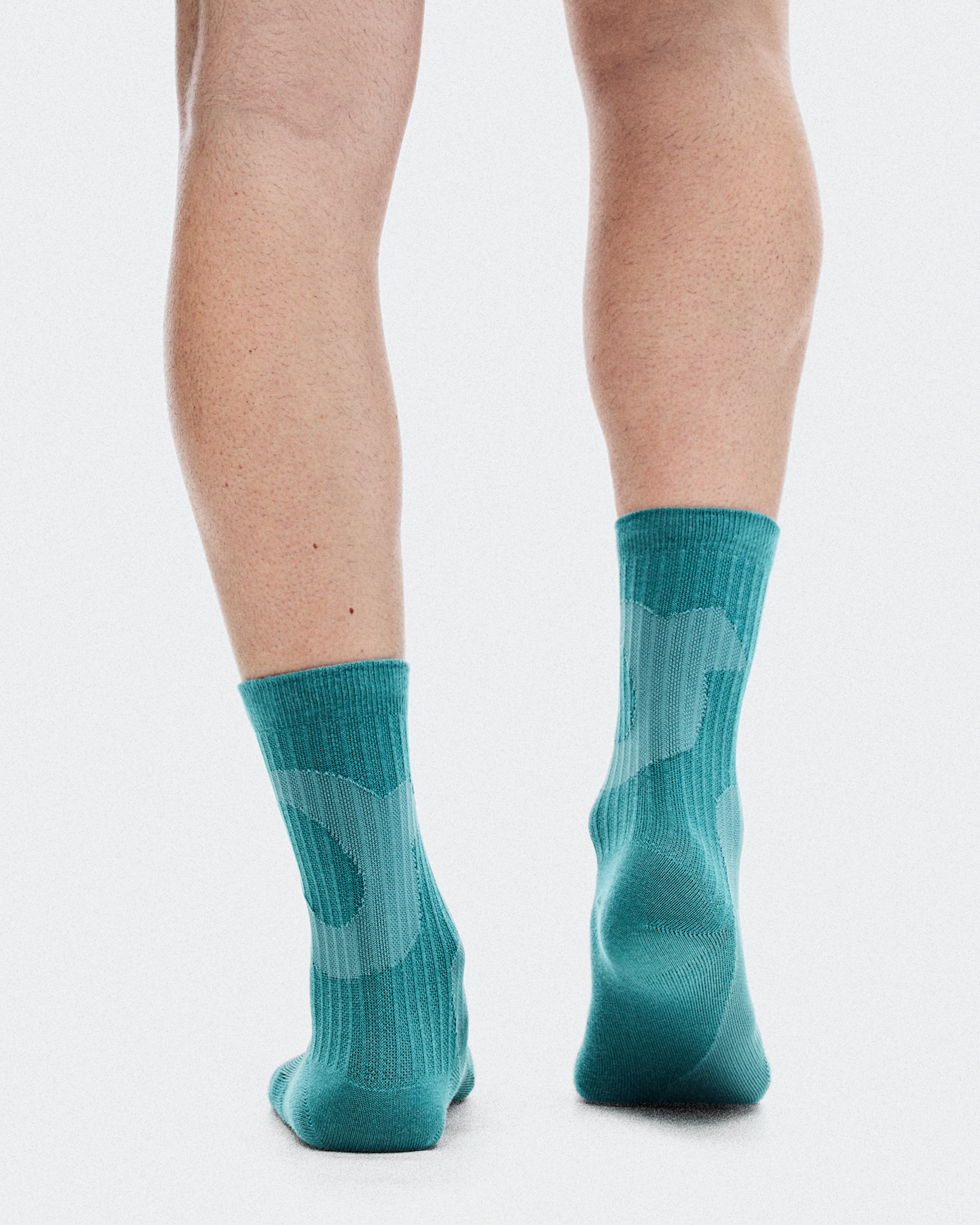 On Liquid Logo Sock High 2P Camellia & Storm Unisex Socks