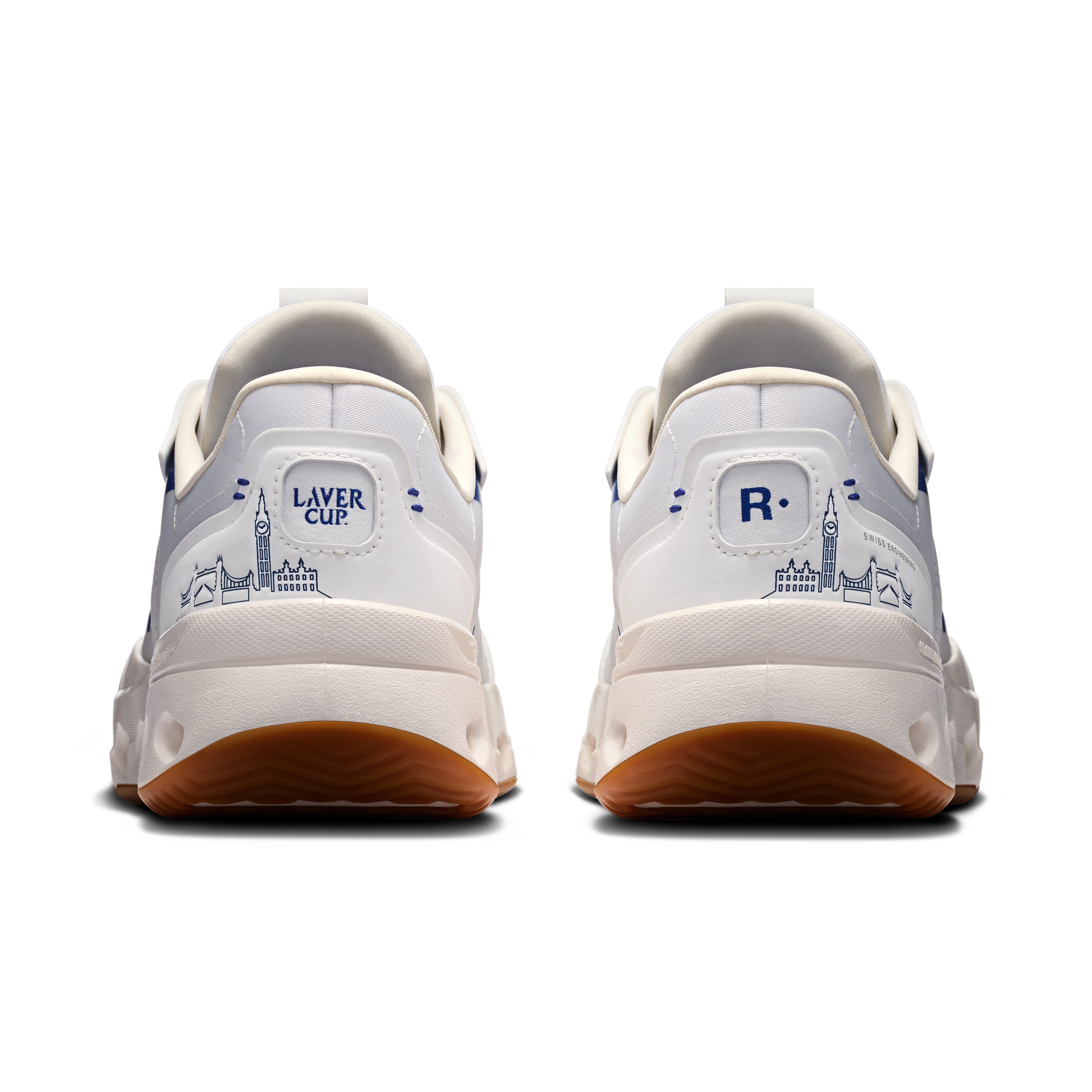 On THE ROGER Wildcard LC White & Indigo Women Active life Shoes