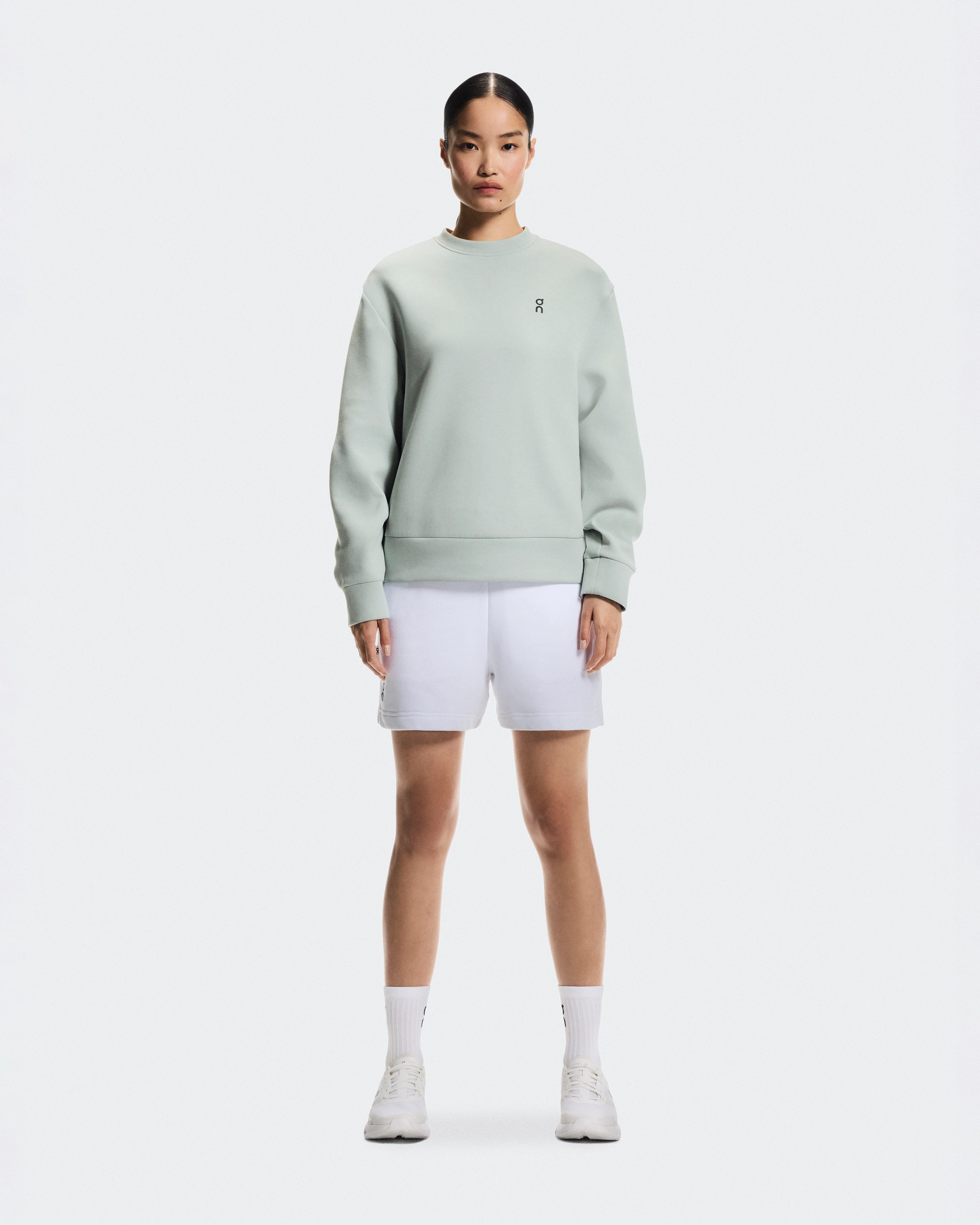 On Focus Tech Crew Mineral Women Hoodies and sweatshirts