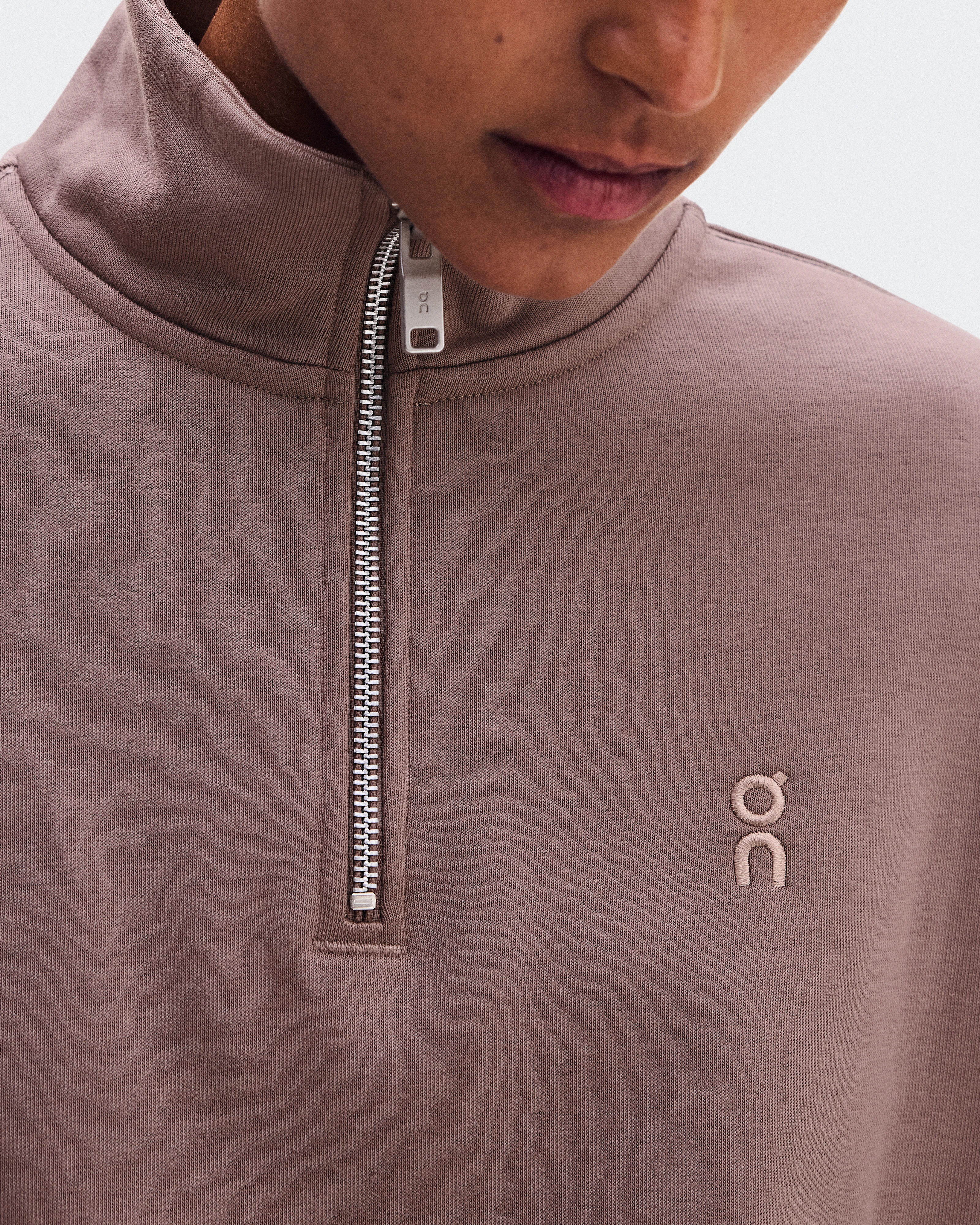 On Club Collective 1/4 Zip Clove Women Hoodies and sweatshirts