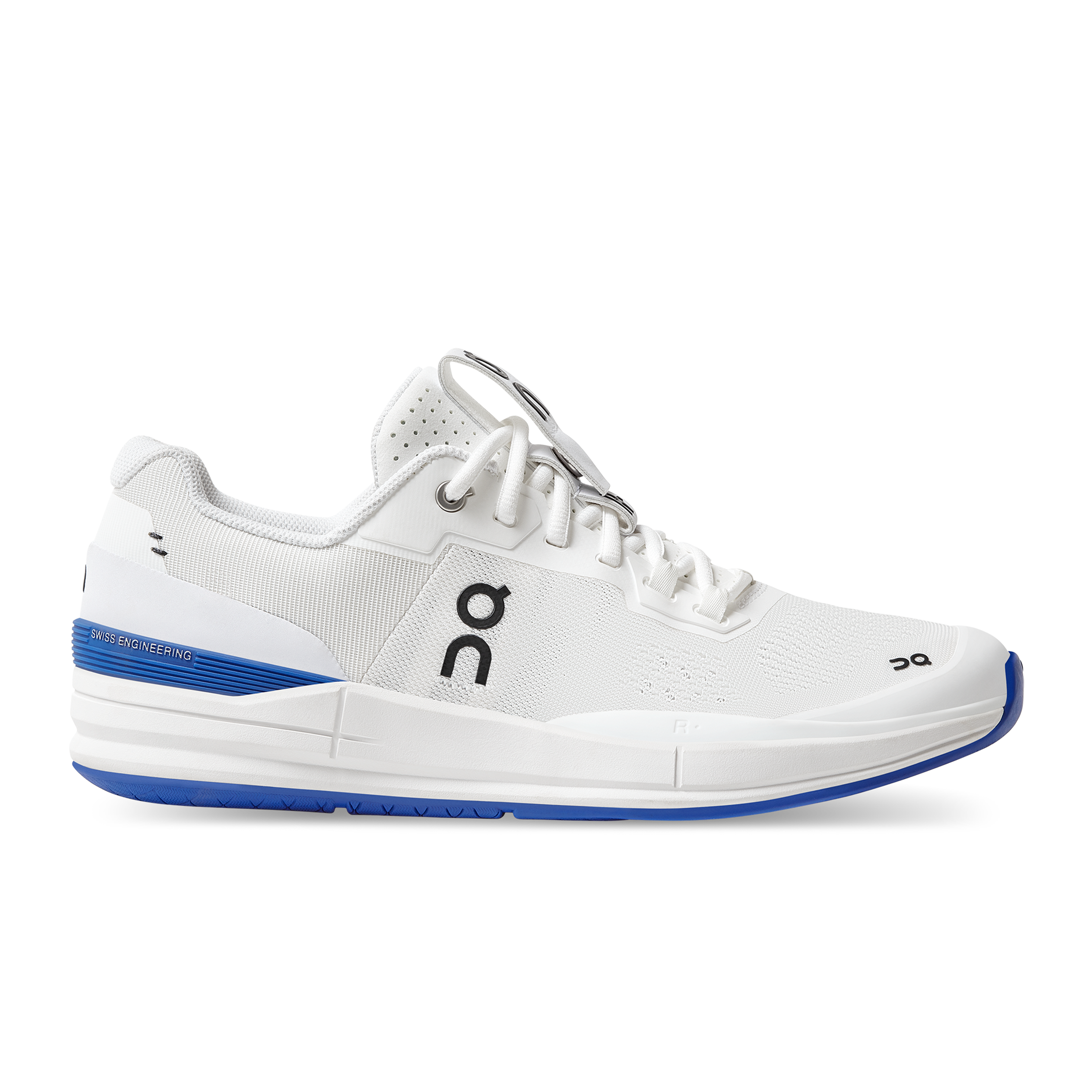 On THE ROGER Pro White & Indigo Men Tennis Shoes