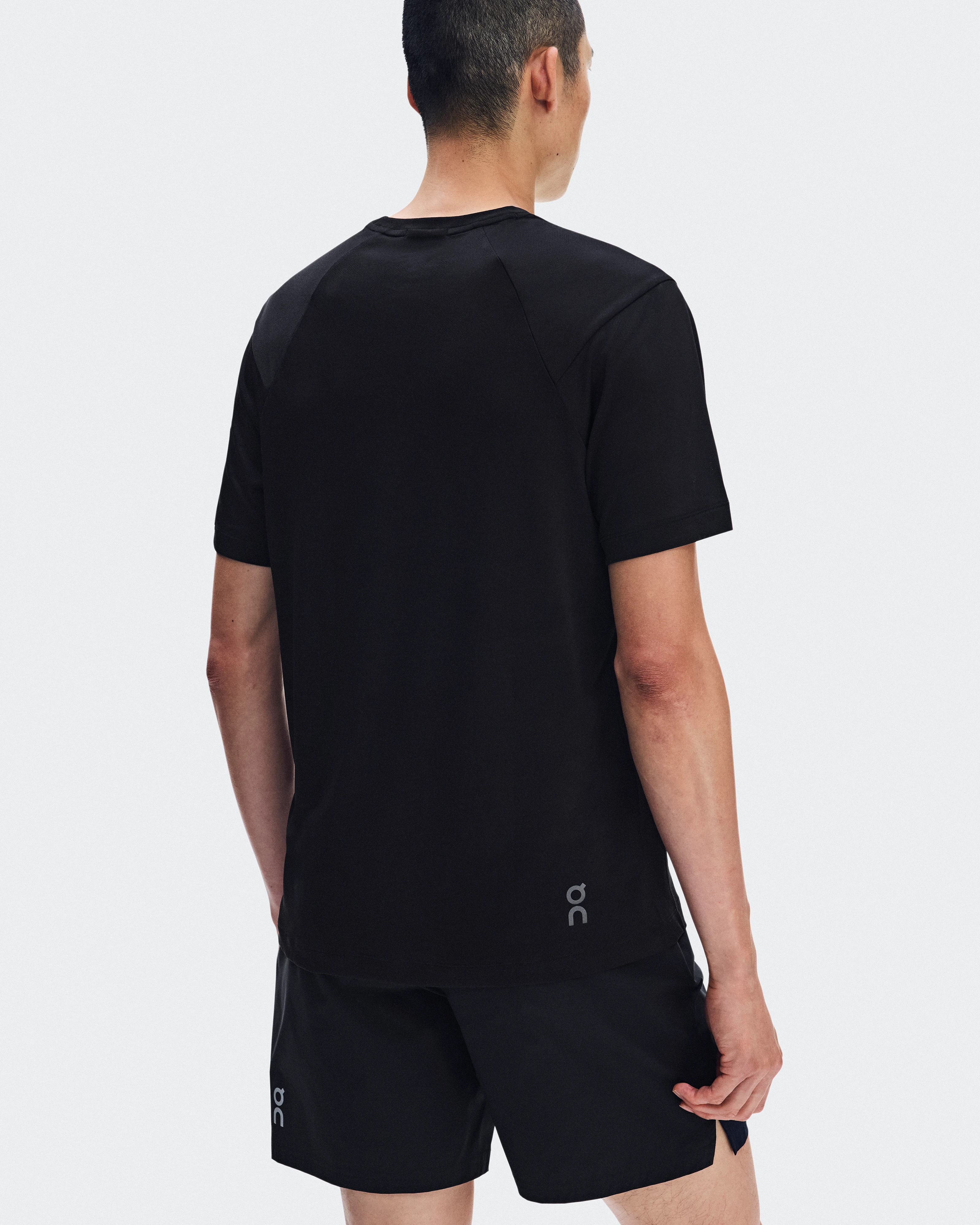 On Core-T Grid Black Men Tops and t-shirts
