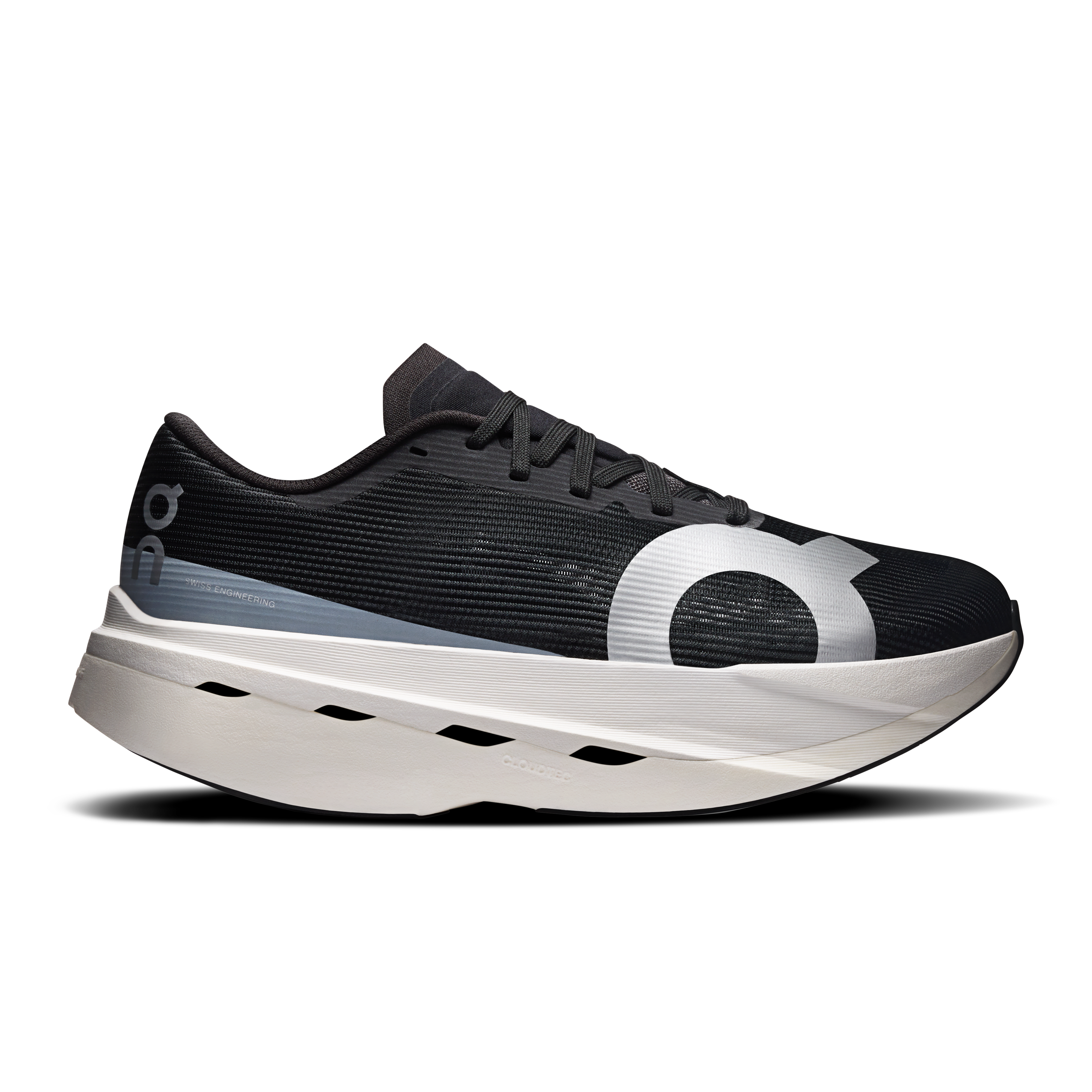 Cloudboom Volt Road Running Shoe in White/Black