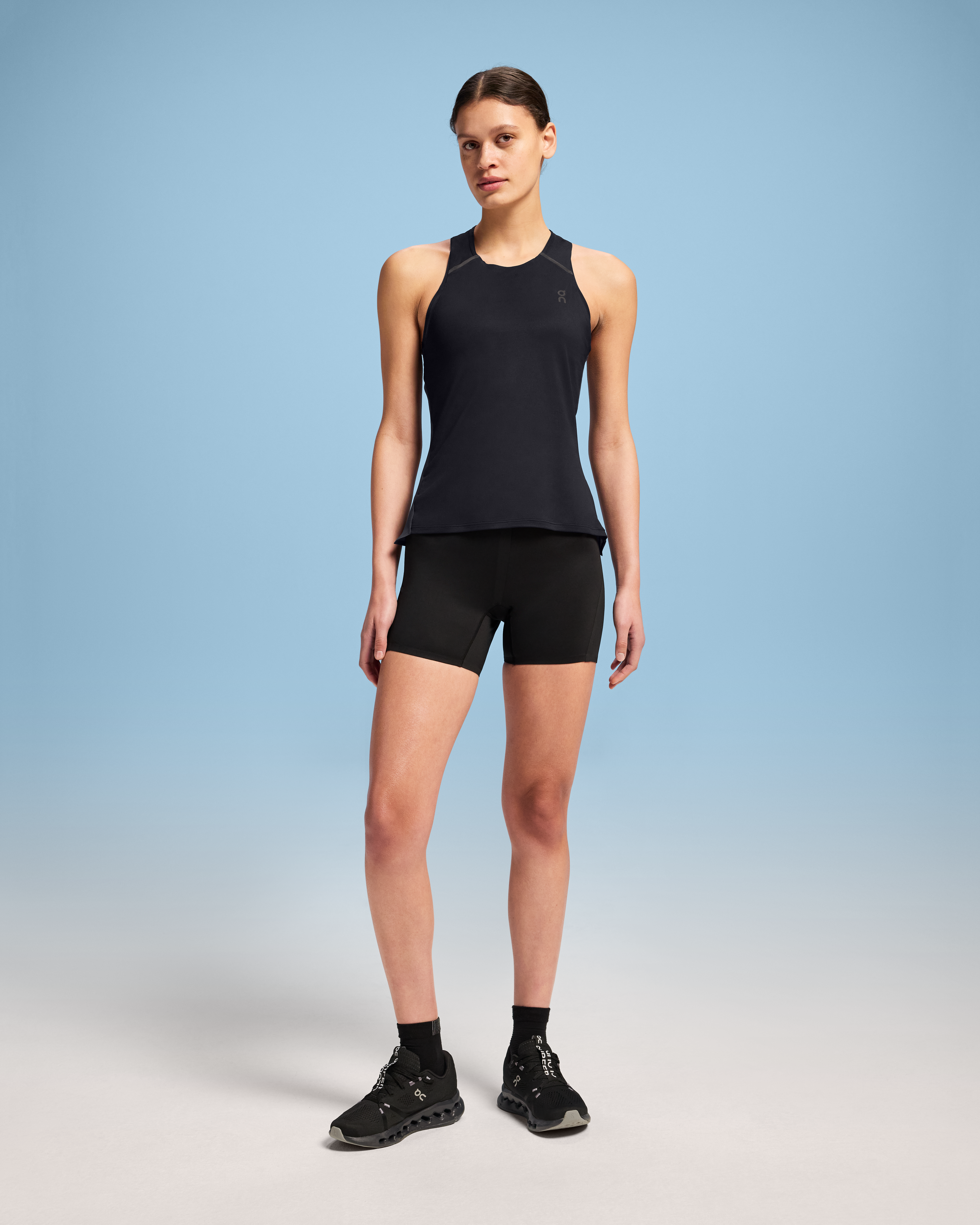 On Performance Tank Black & Eclipse Women Tops and t-shirts