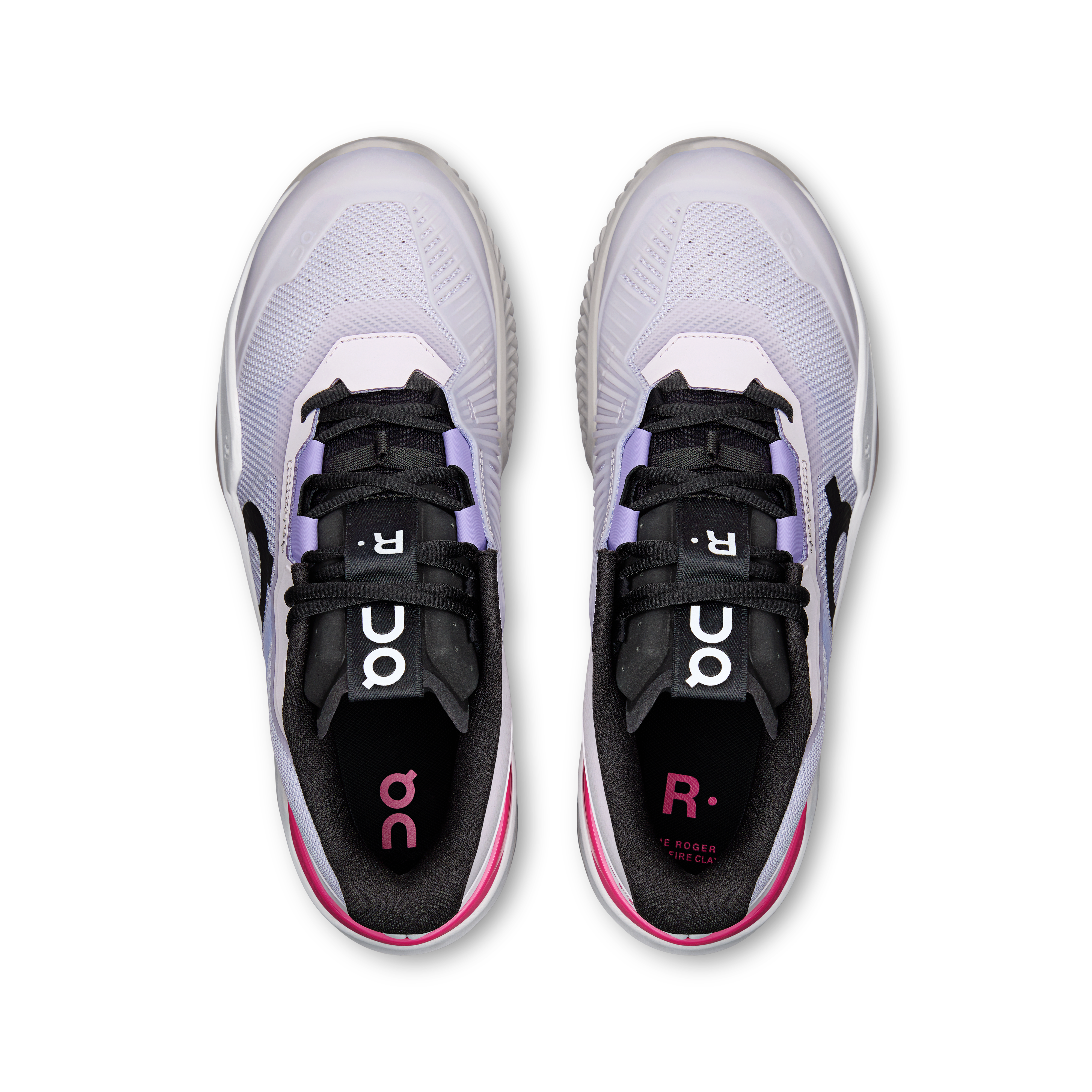 On THE ROGER Pro Fire Clay Thistle & Pink Men Tennis Shoes