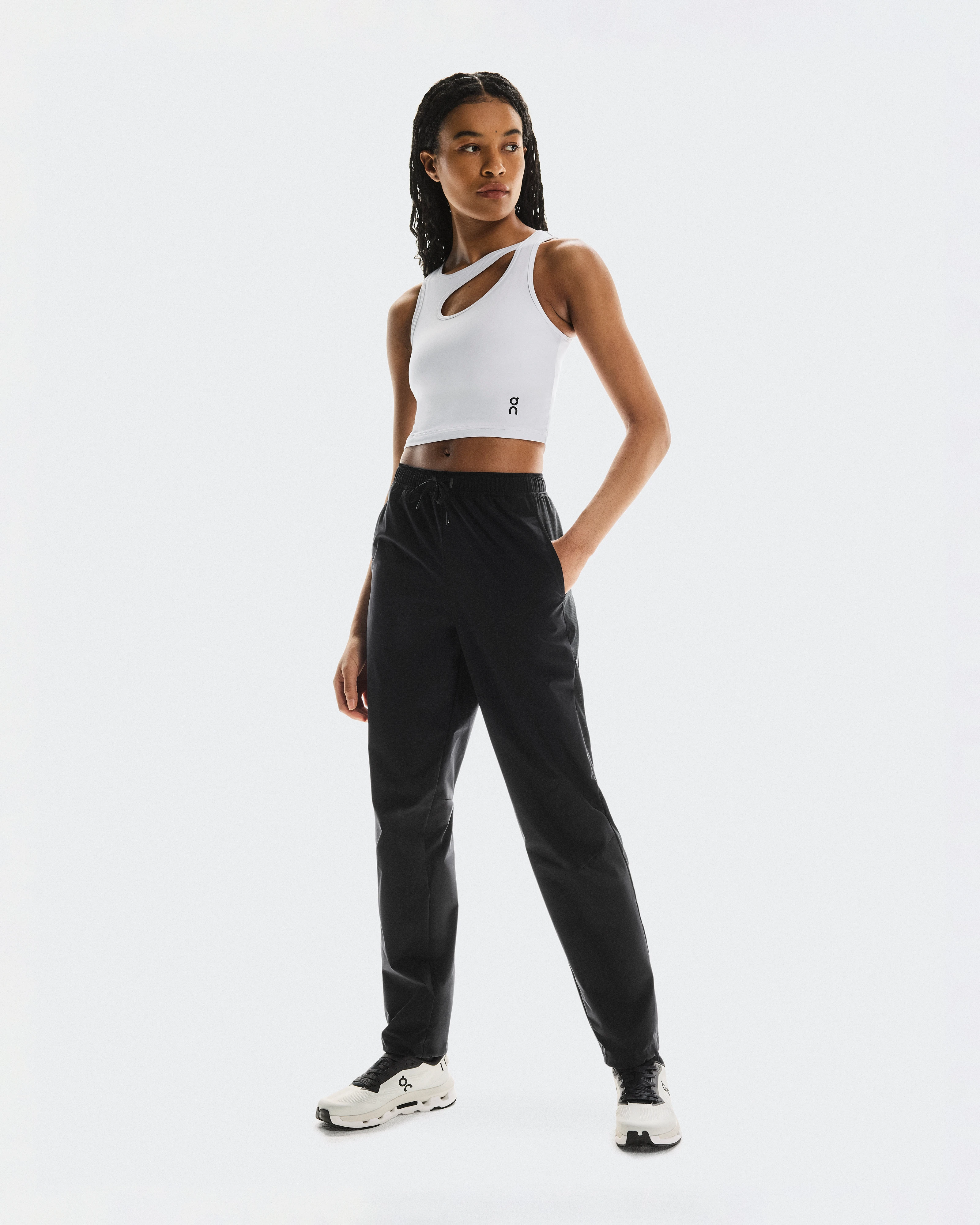 On Track Pants Black Women Pants