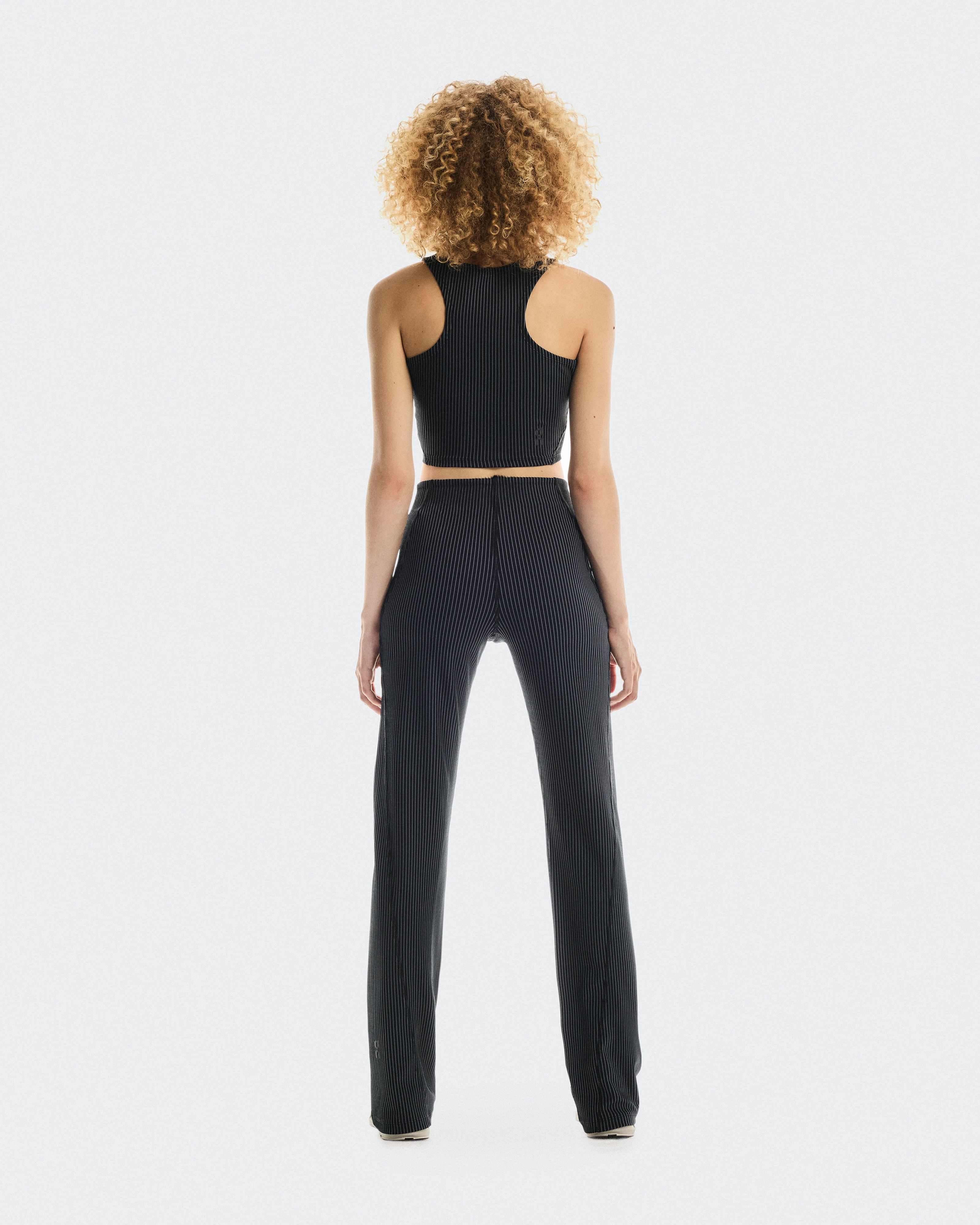 On All-Day Ribbed Crop Black & Rock Women Tops and t-shirts