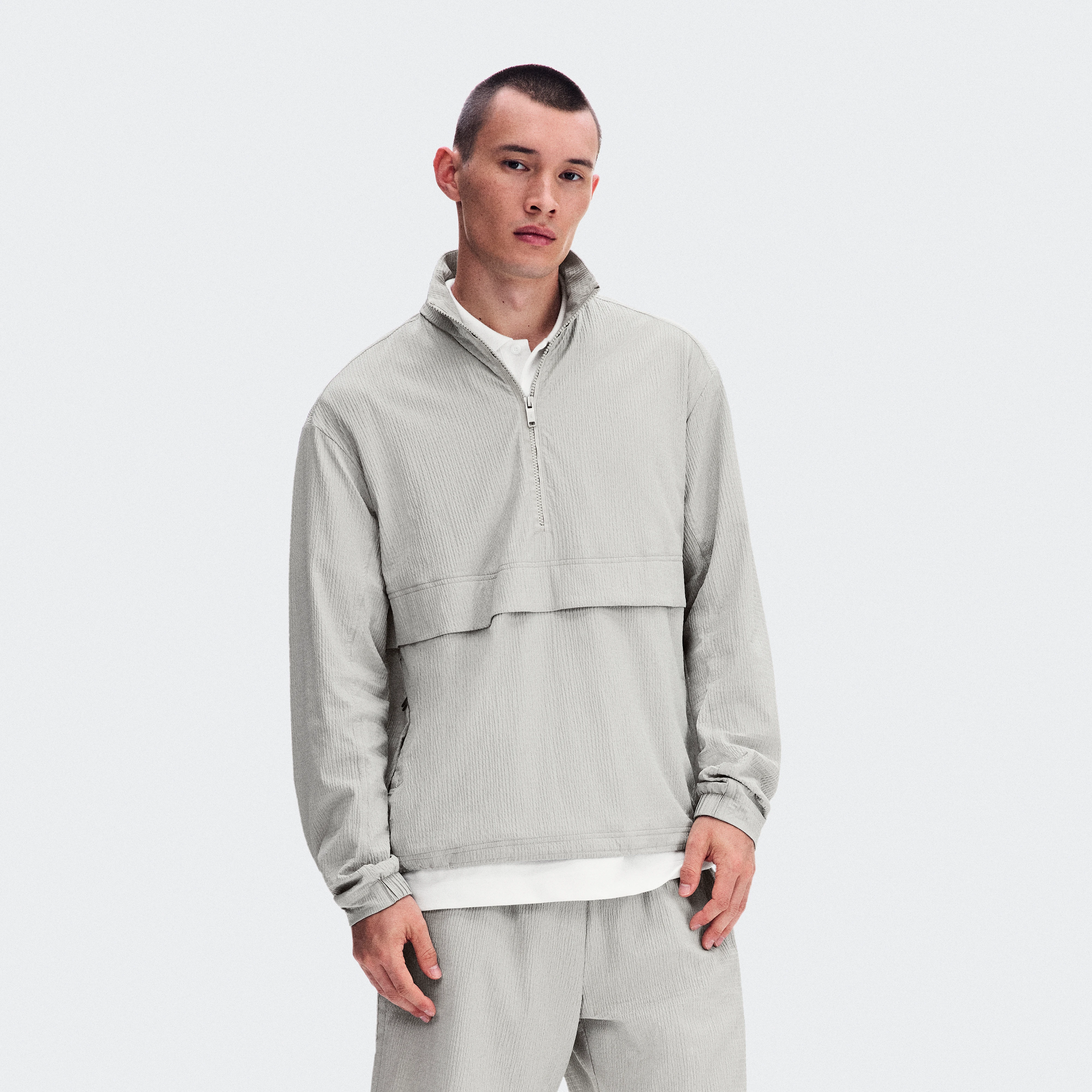 On Courtside 1/2 Zip Eaze Brume Men – Tennis lifestyle Hoodies and sweatshirts