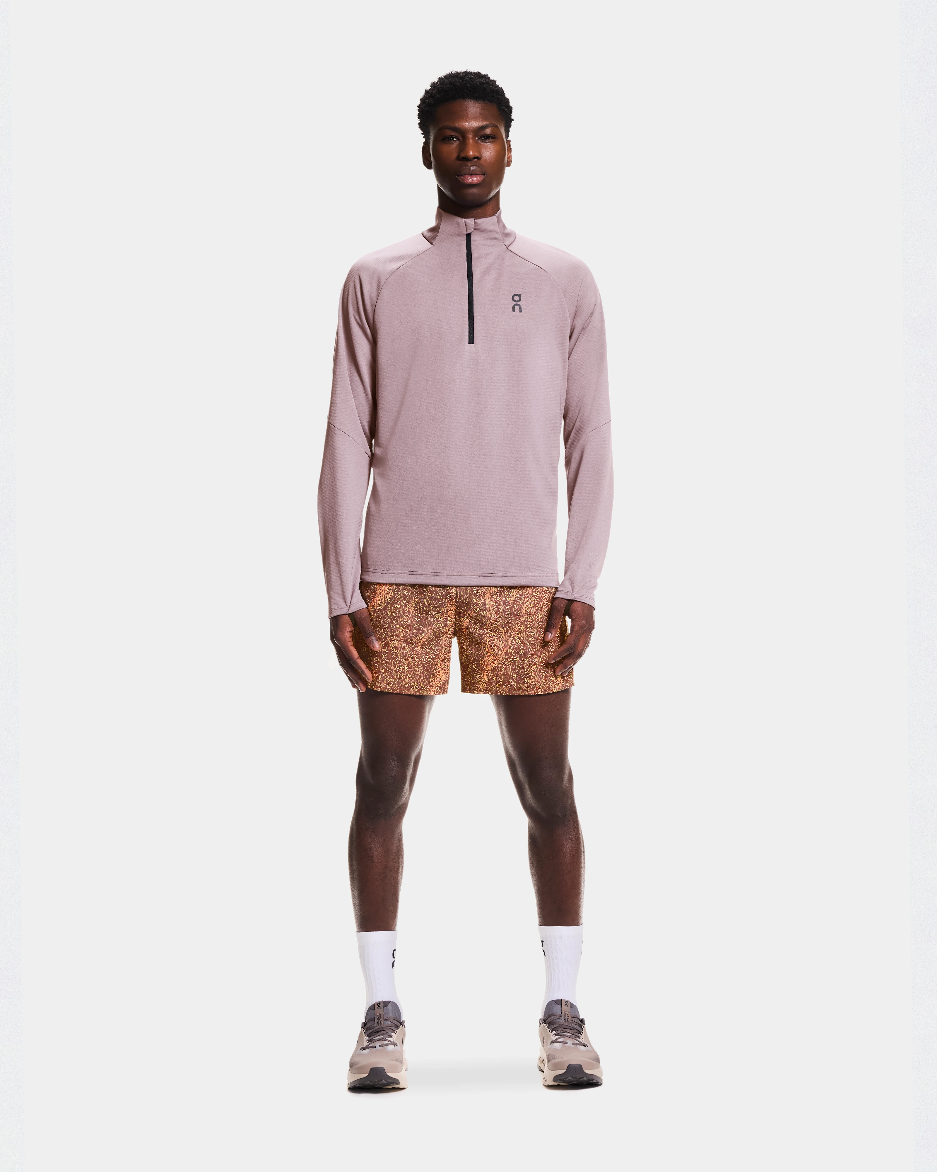 On Trail Shorts Black & Gobi Men Shorts