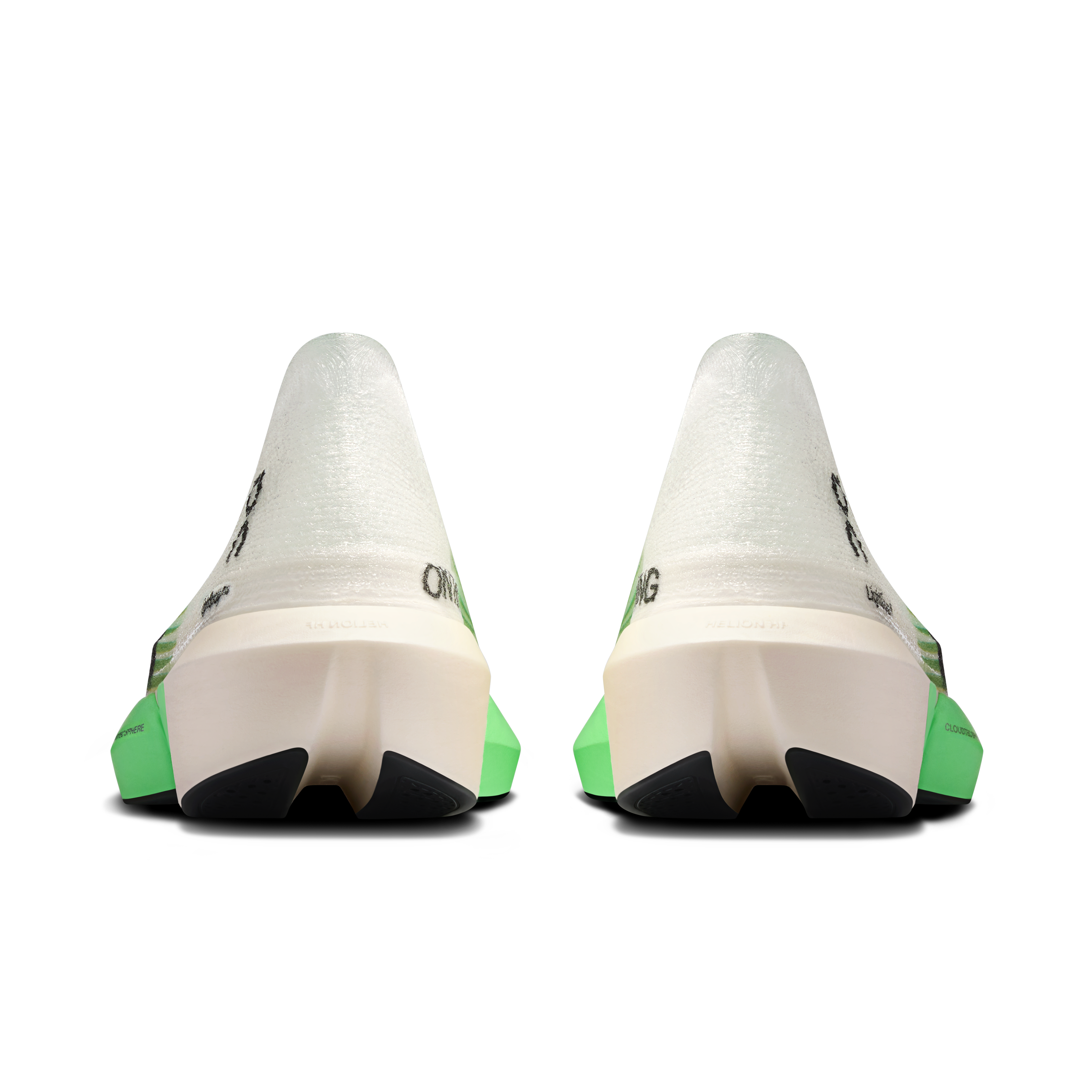 On LightSpray Cloudboom Strike 2 White & Verdite Unisex Road running Shoes
