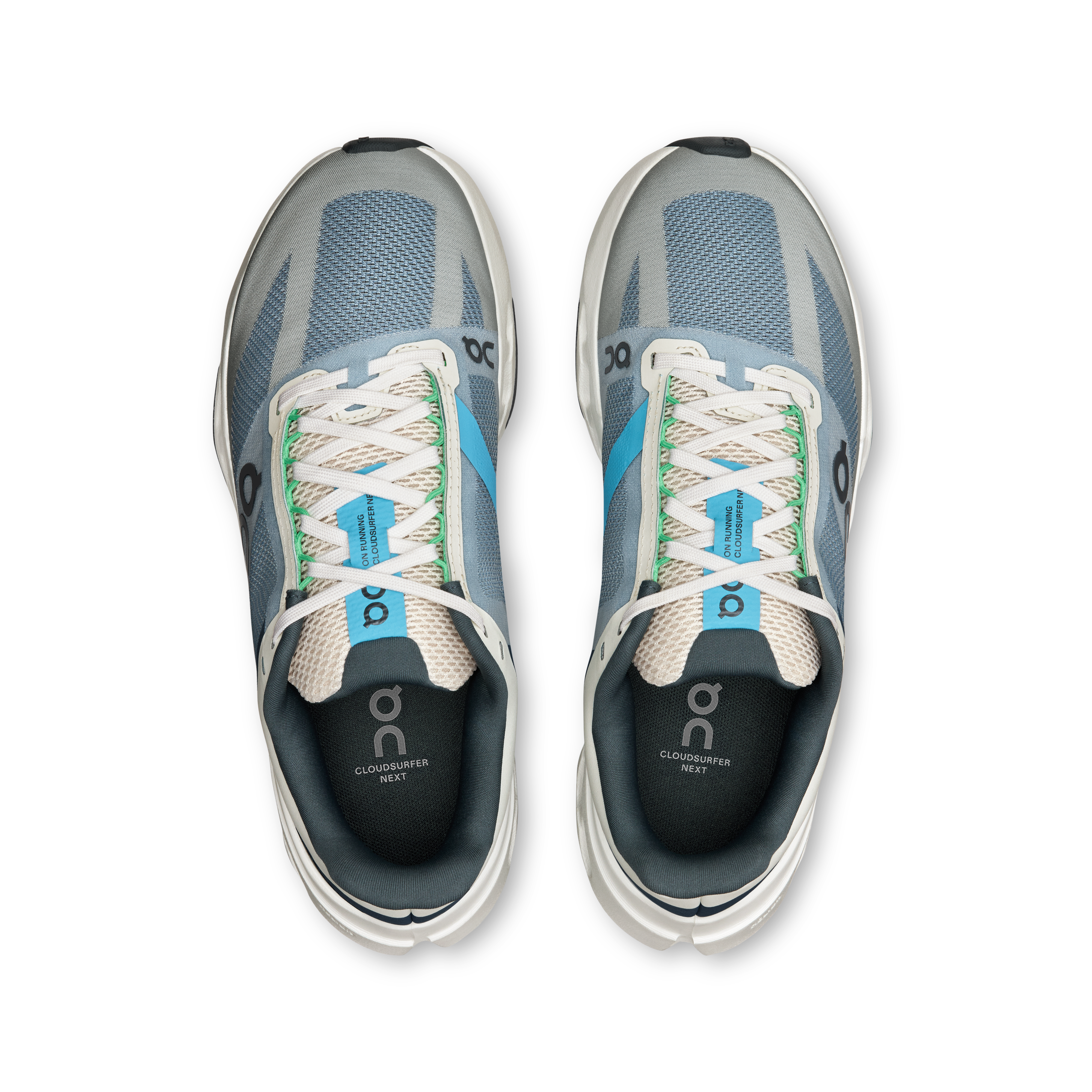 On Cloudsurfer Next Wide Niagara & White Women Road running Shoes