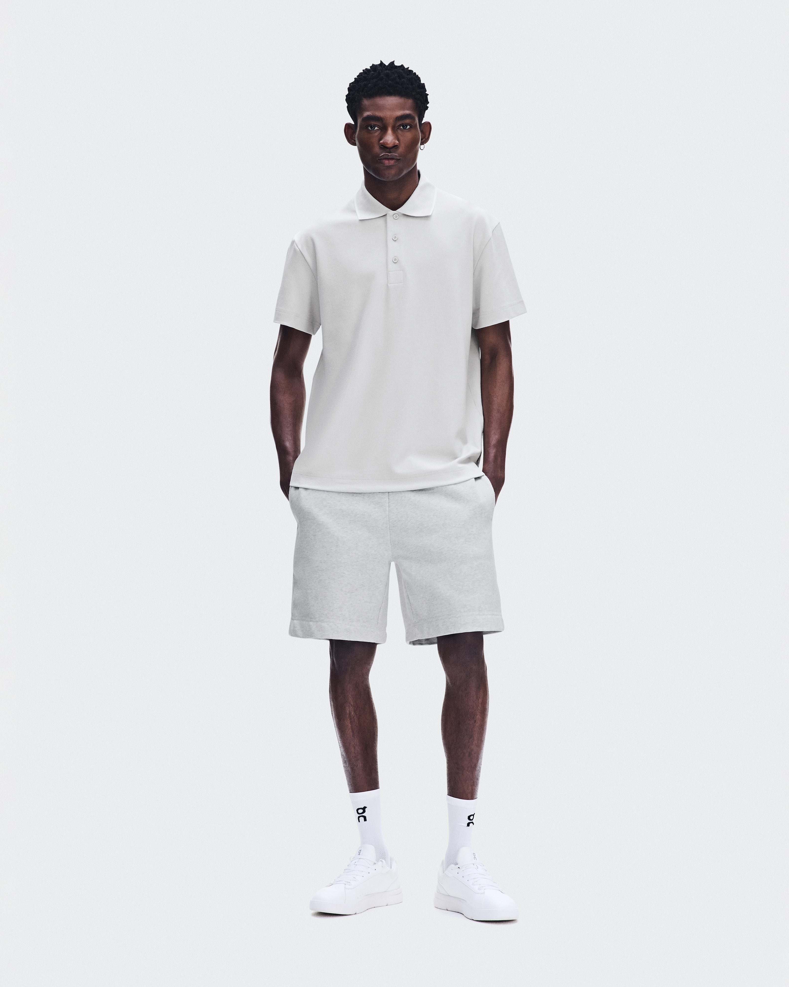 Courtside Polo Short-Sleeve Shirt in Glacier