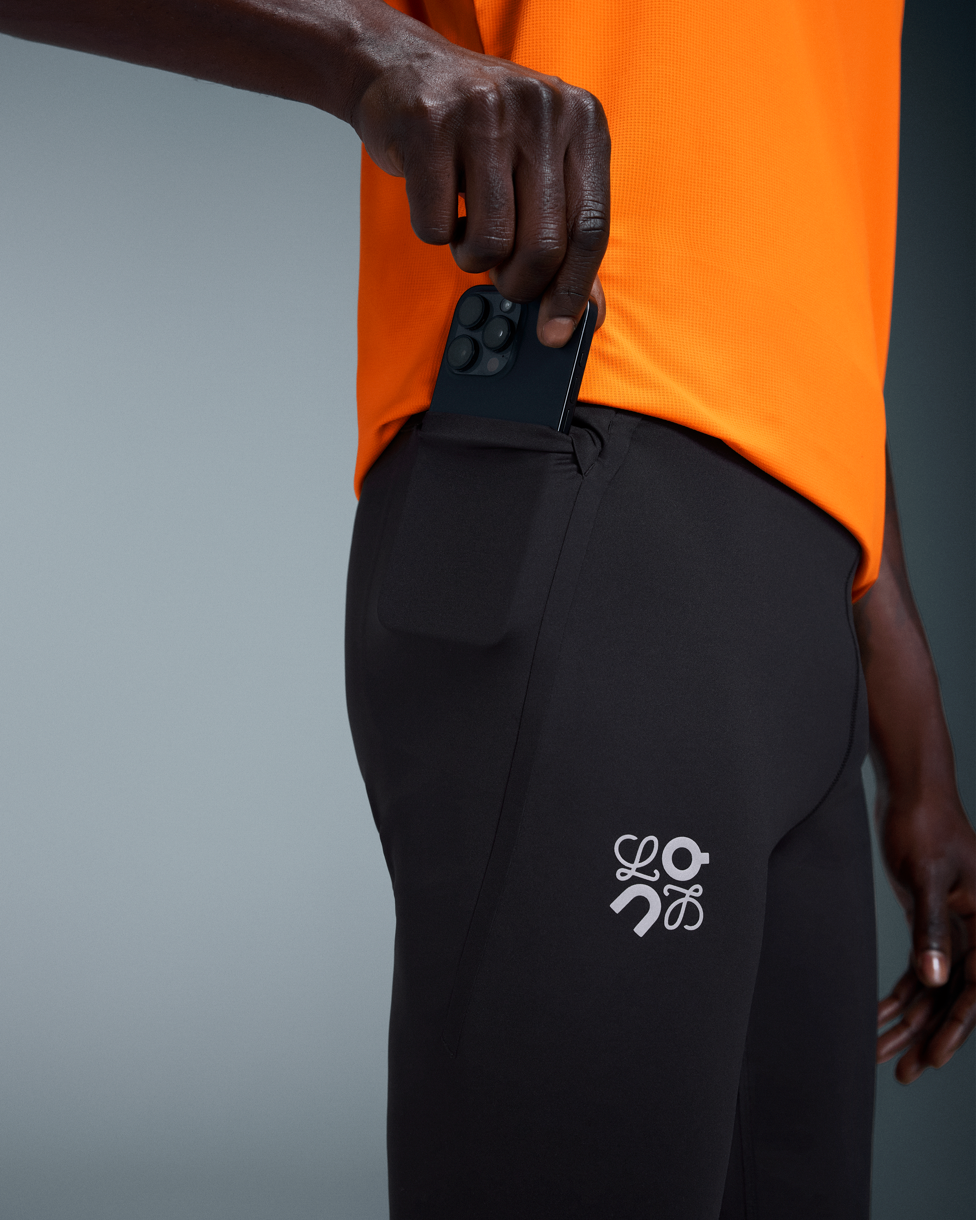 On Active Shorts LOEWE Black Men Shorts