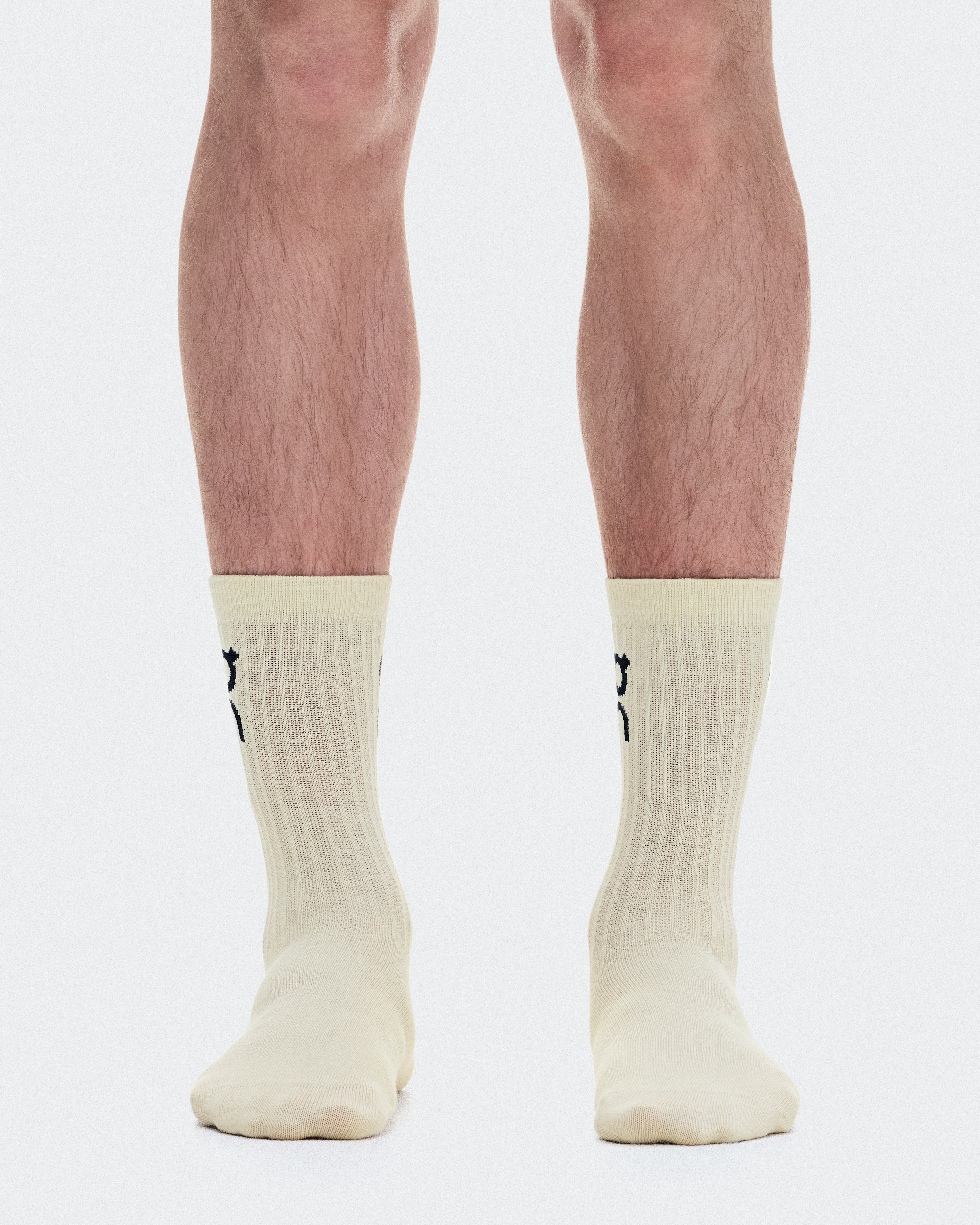 On Logo Sock High 3P Hare & Brume Unisex Socks