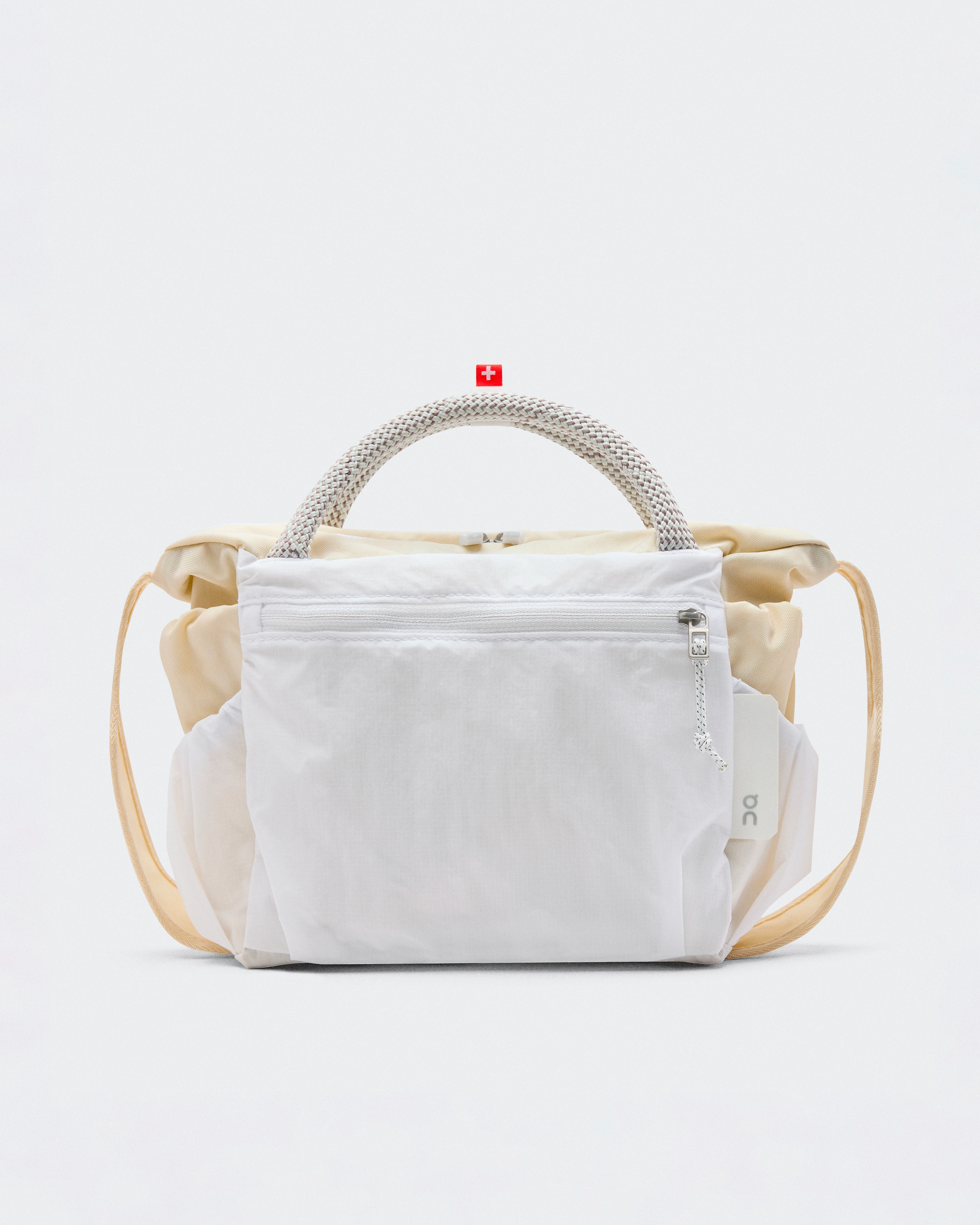 On Track Pack Mini Elite Cream & White Unisex Bags