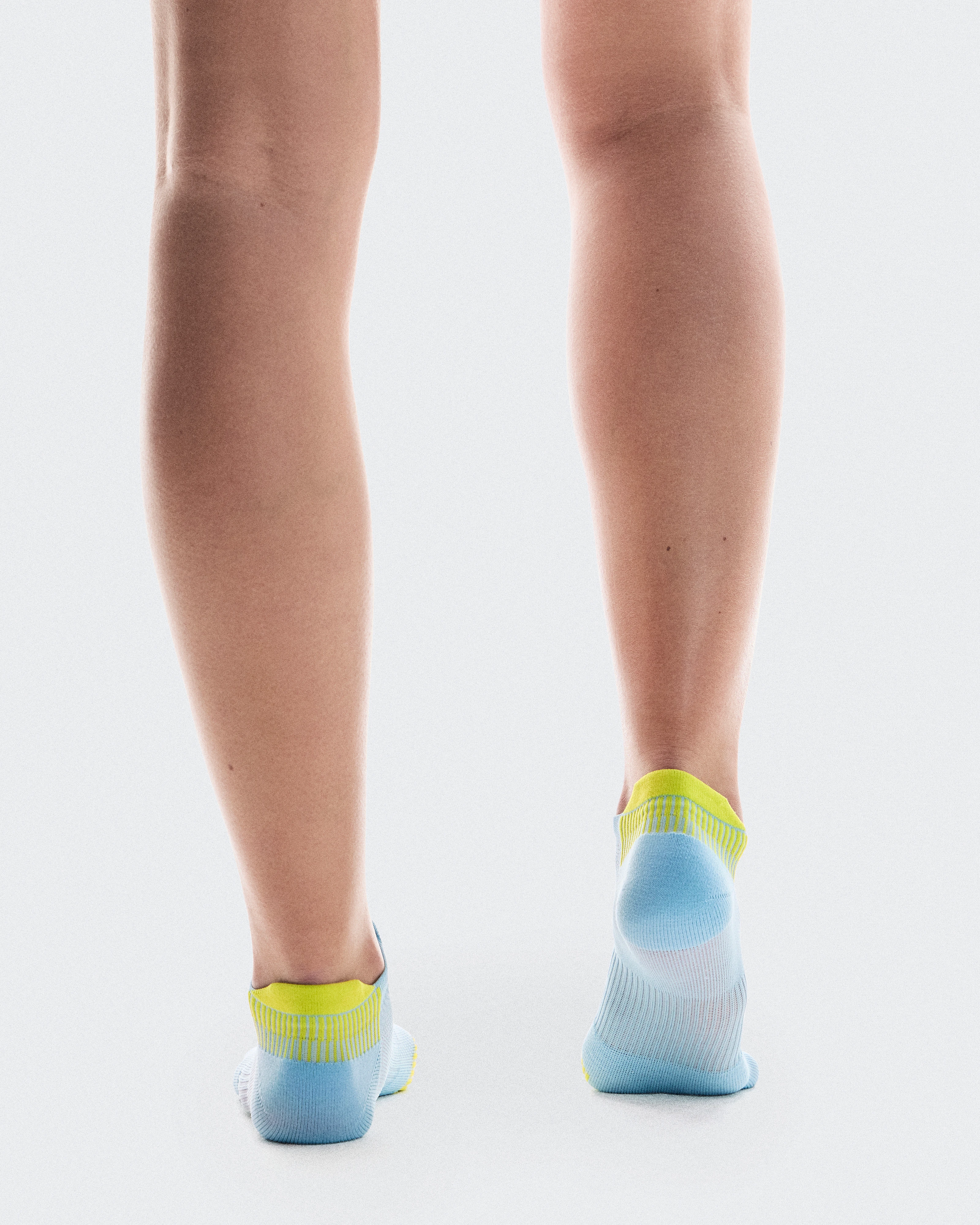 On Performance Run Sock Low Wash & Lime Unisex Socks
