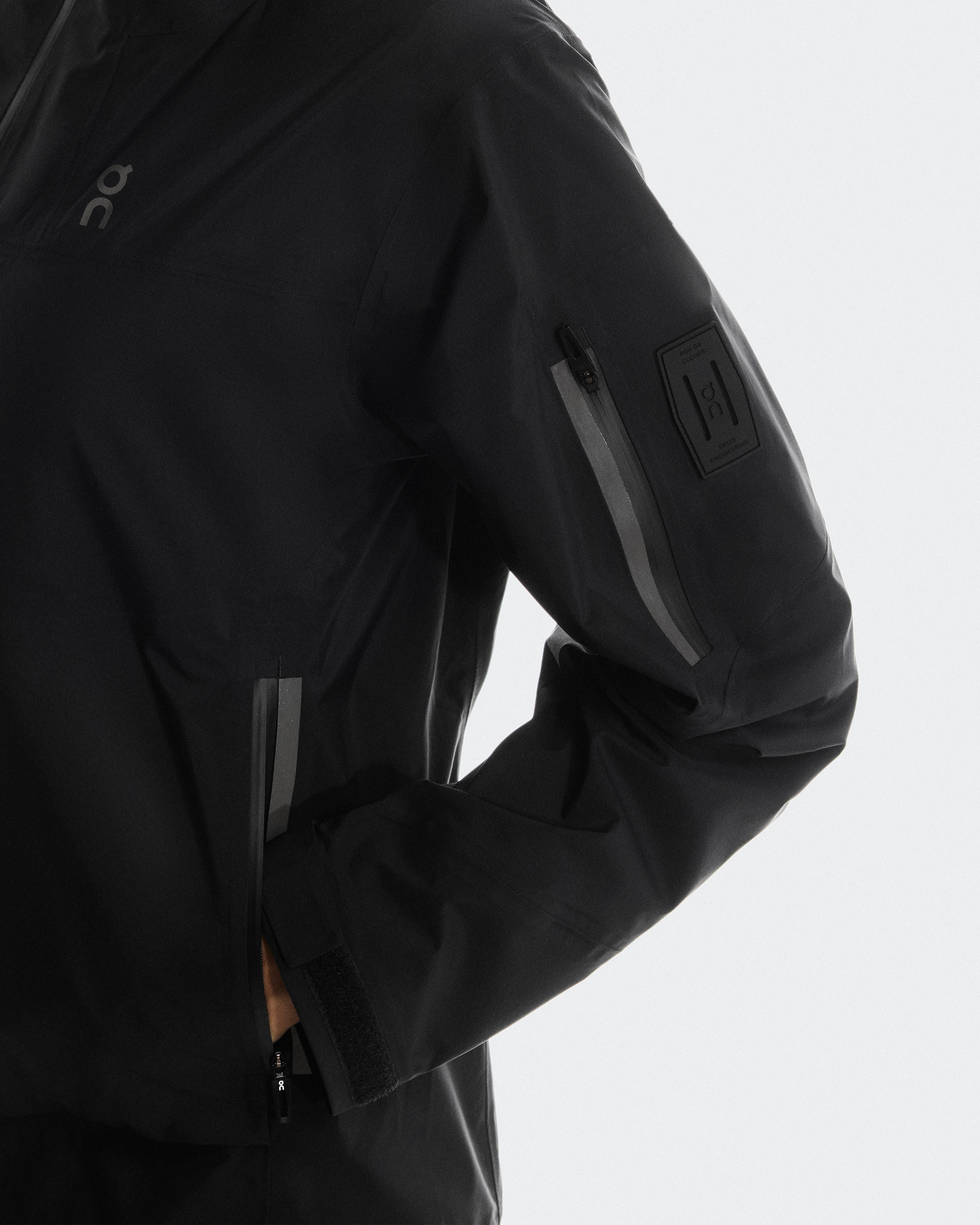 On Trek Jacket Black Women Jackets
