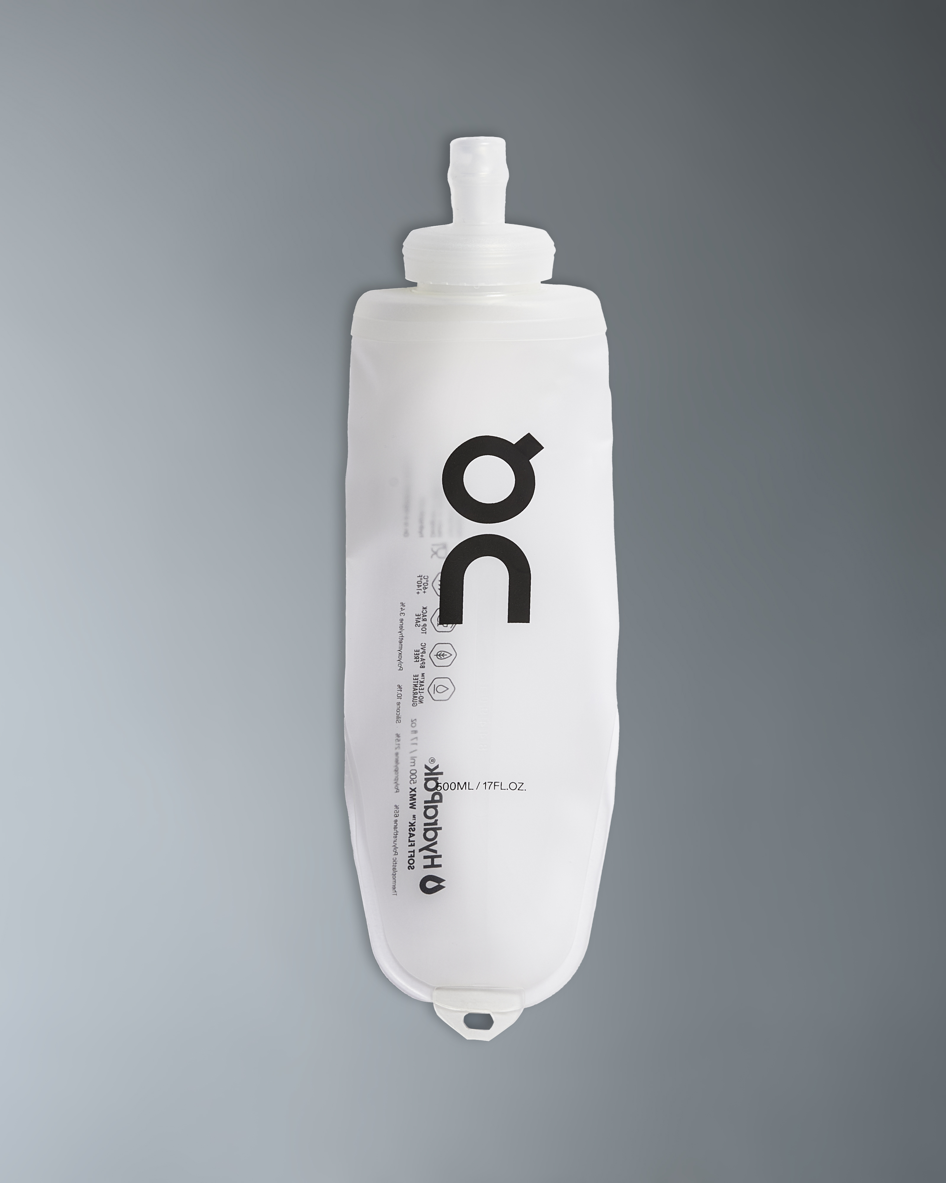 Soft Flask 500ml in Translucent/Black