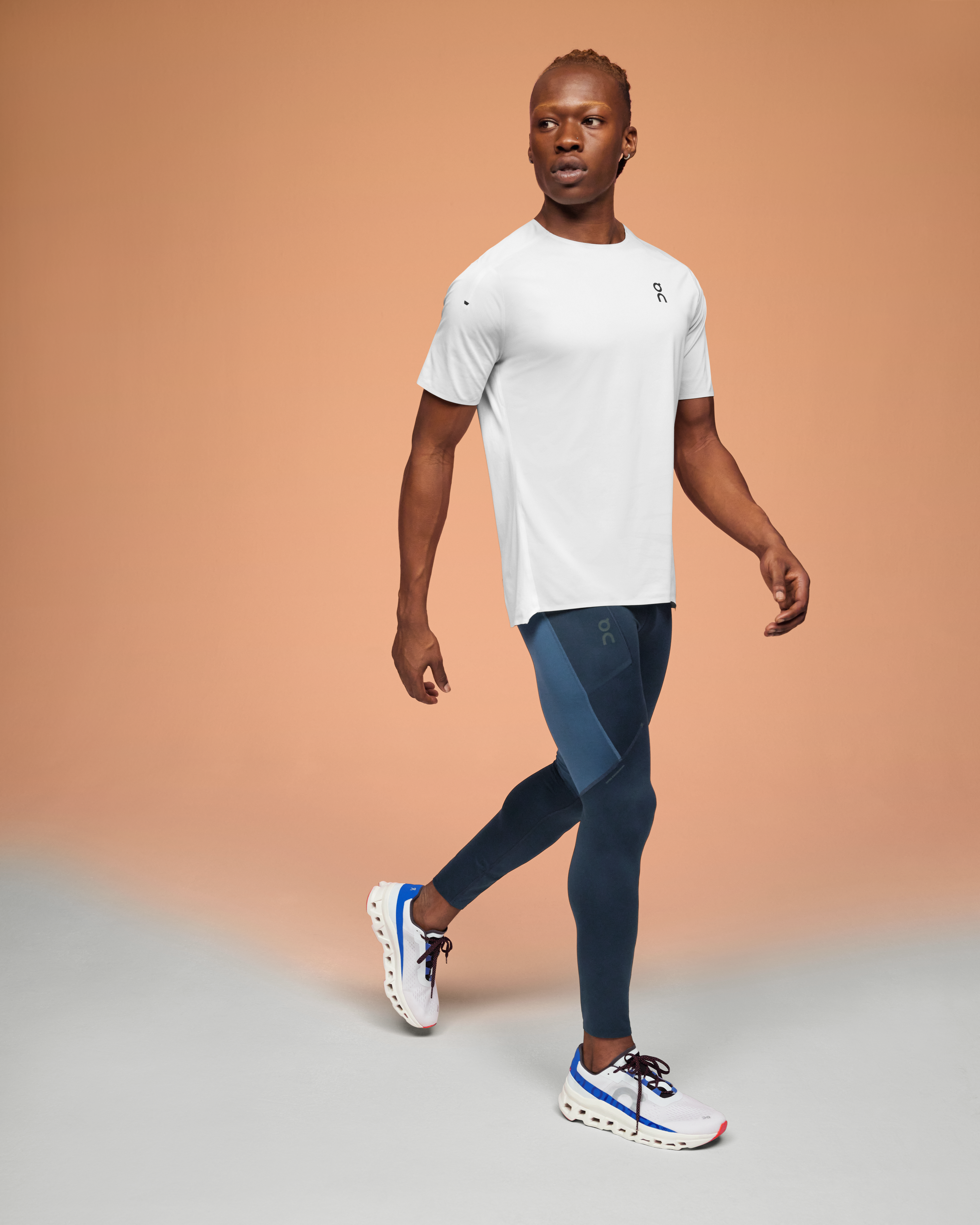 On Performance Tights Navy & Denim Men Tights