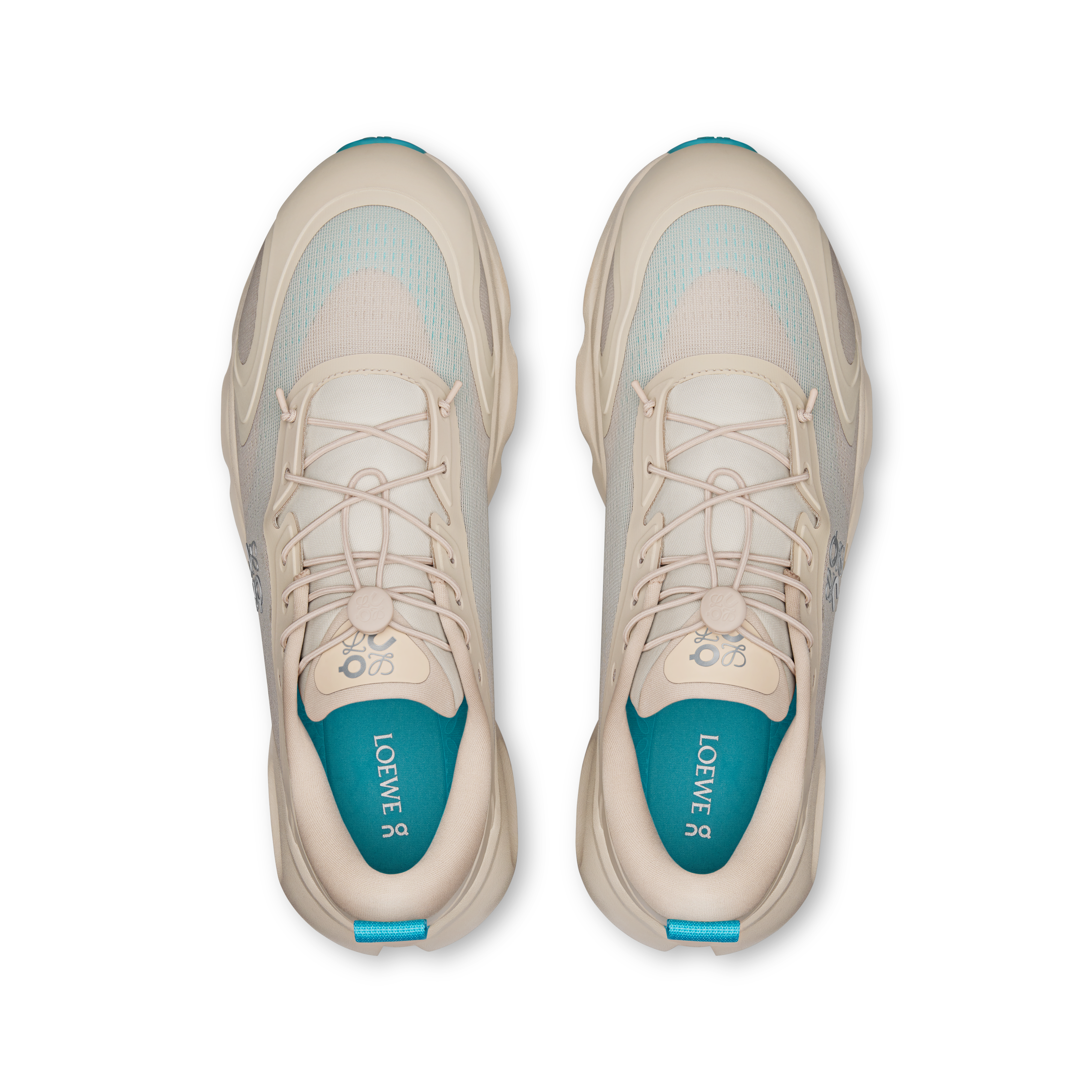 On Cloudsolo LOEWE Sand & Turquoise Men Active life Shoes