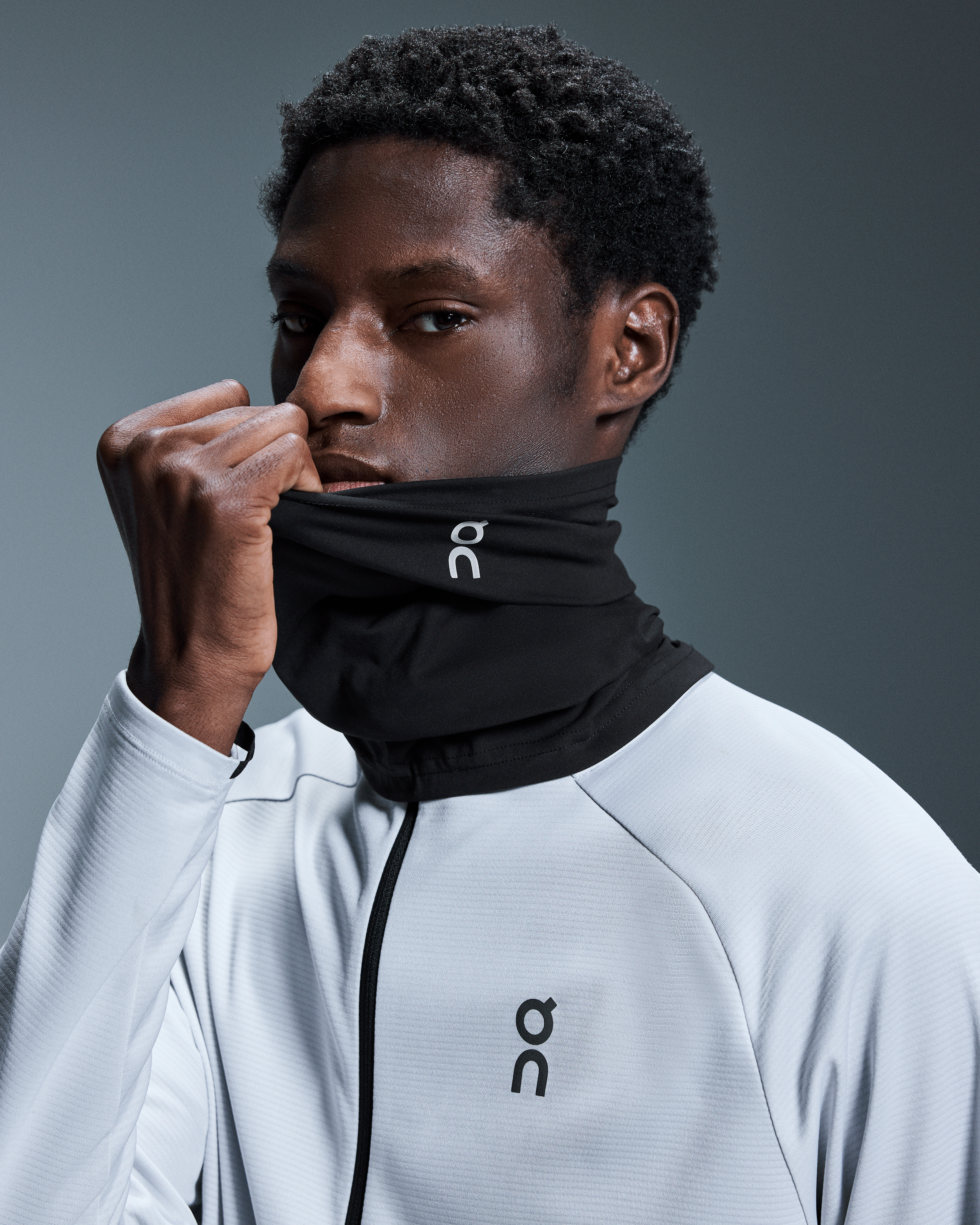 On Core Neck Gaiter Black Unisex Scarves and neck gaiters