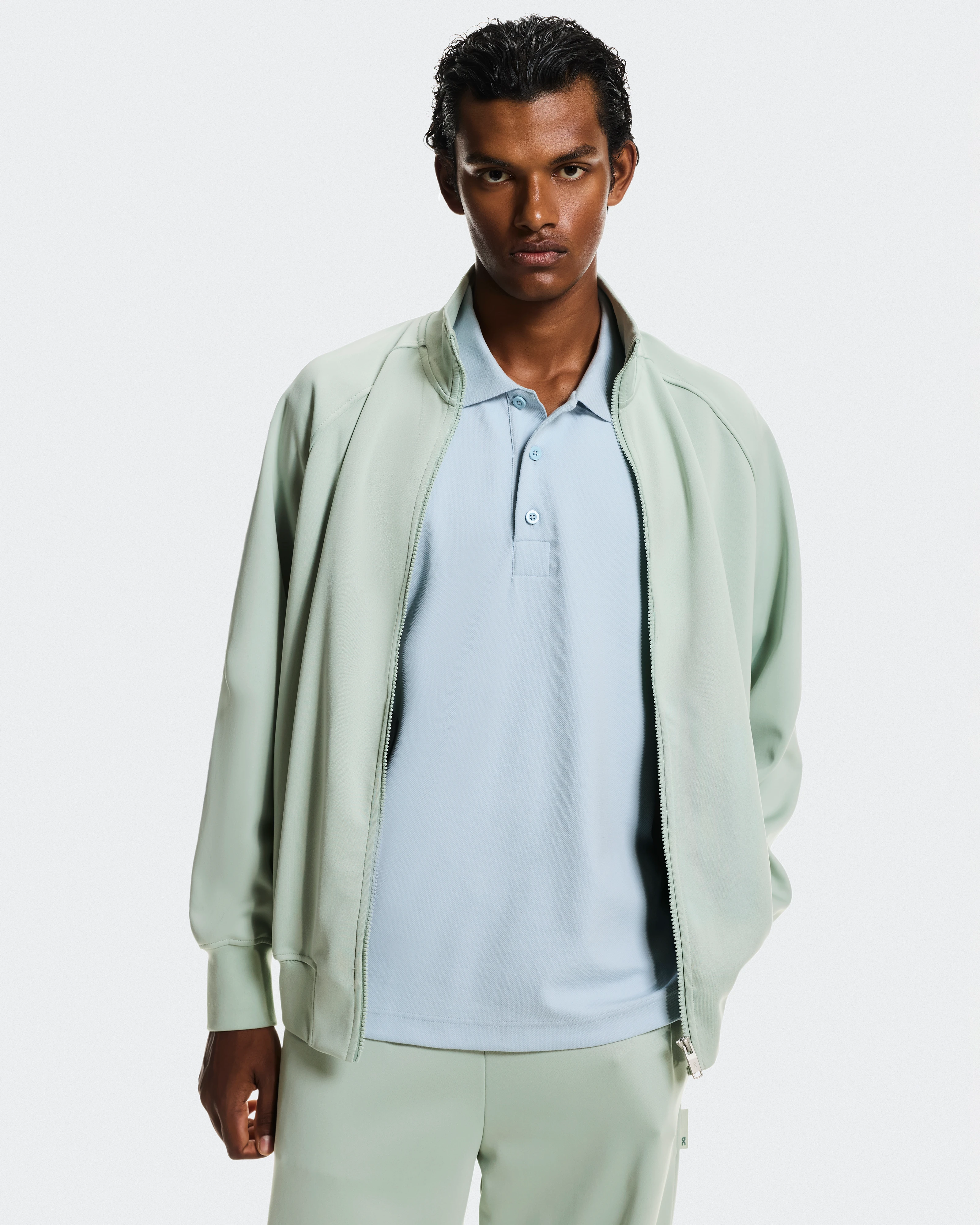 On Courtside Full-Zip Mineral Men Jackets