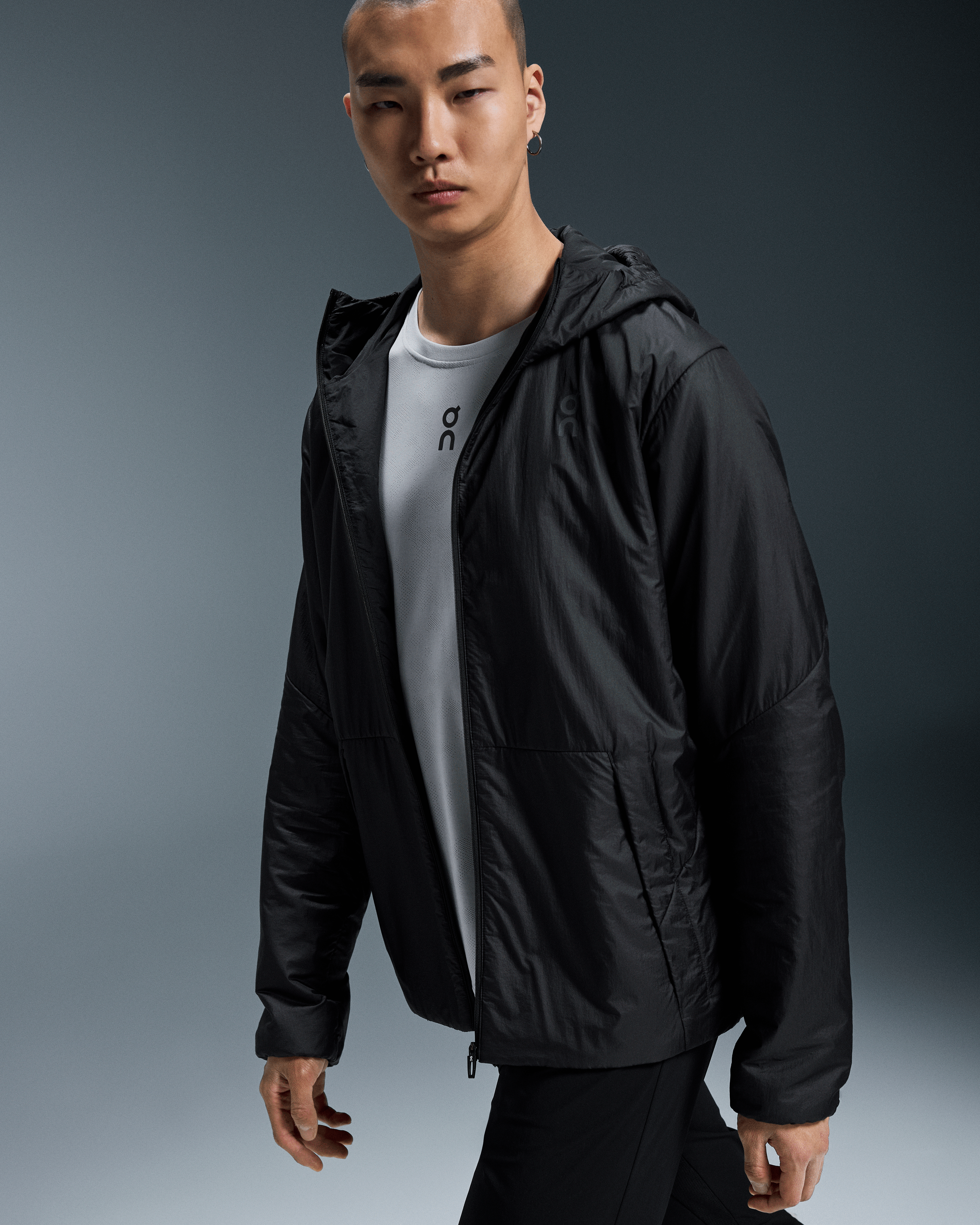 On Trek Jacket Insulated Black Men Jackets