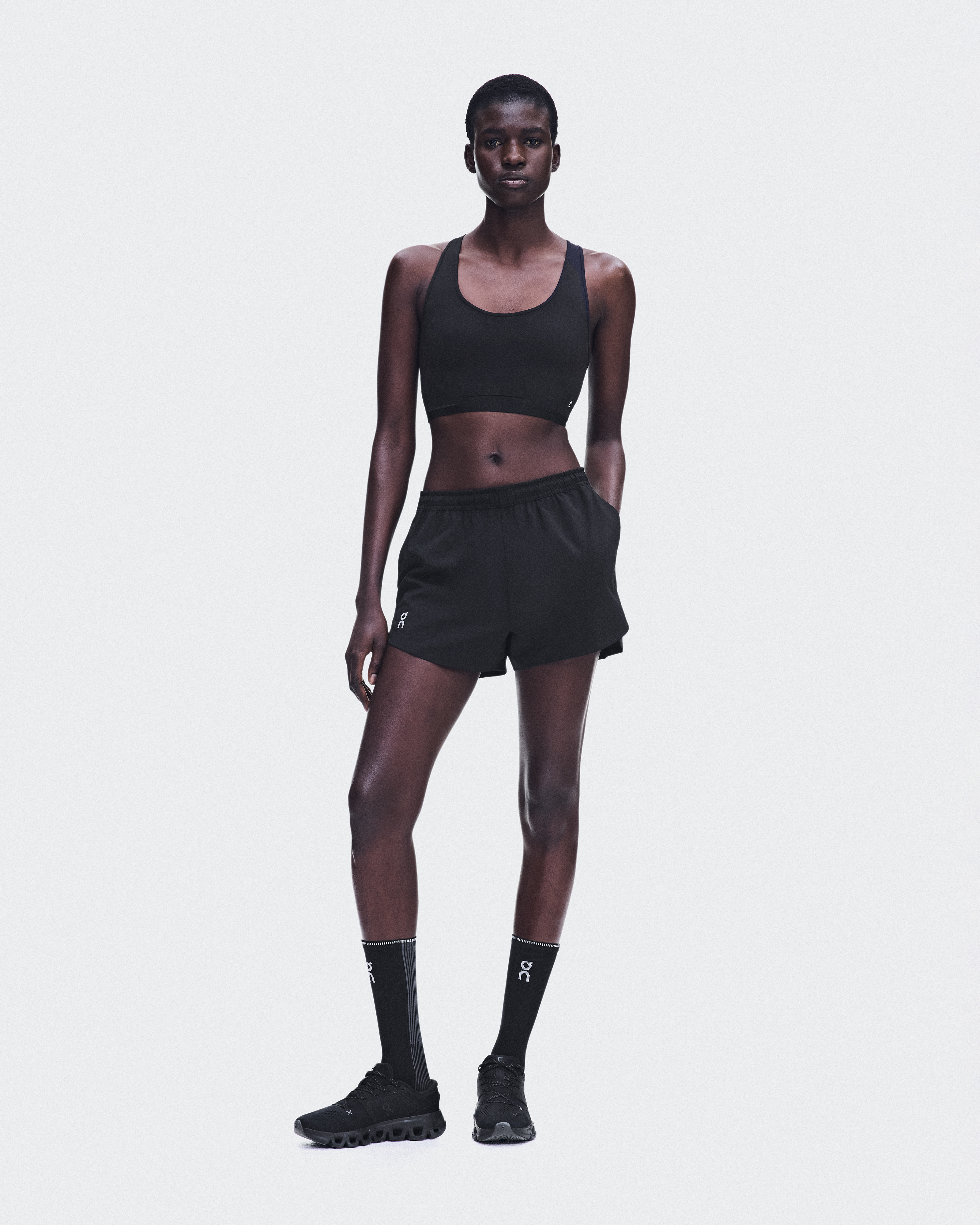 Train Shorts 3" in Black