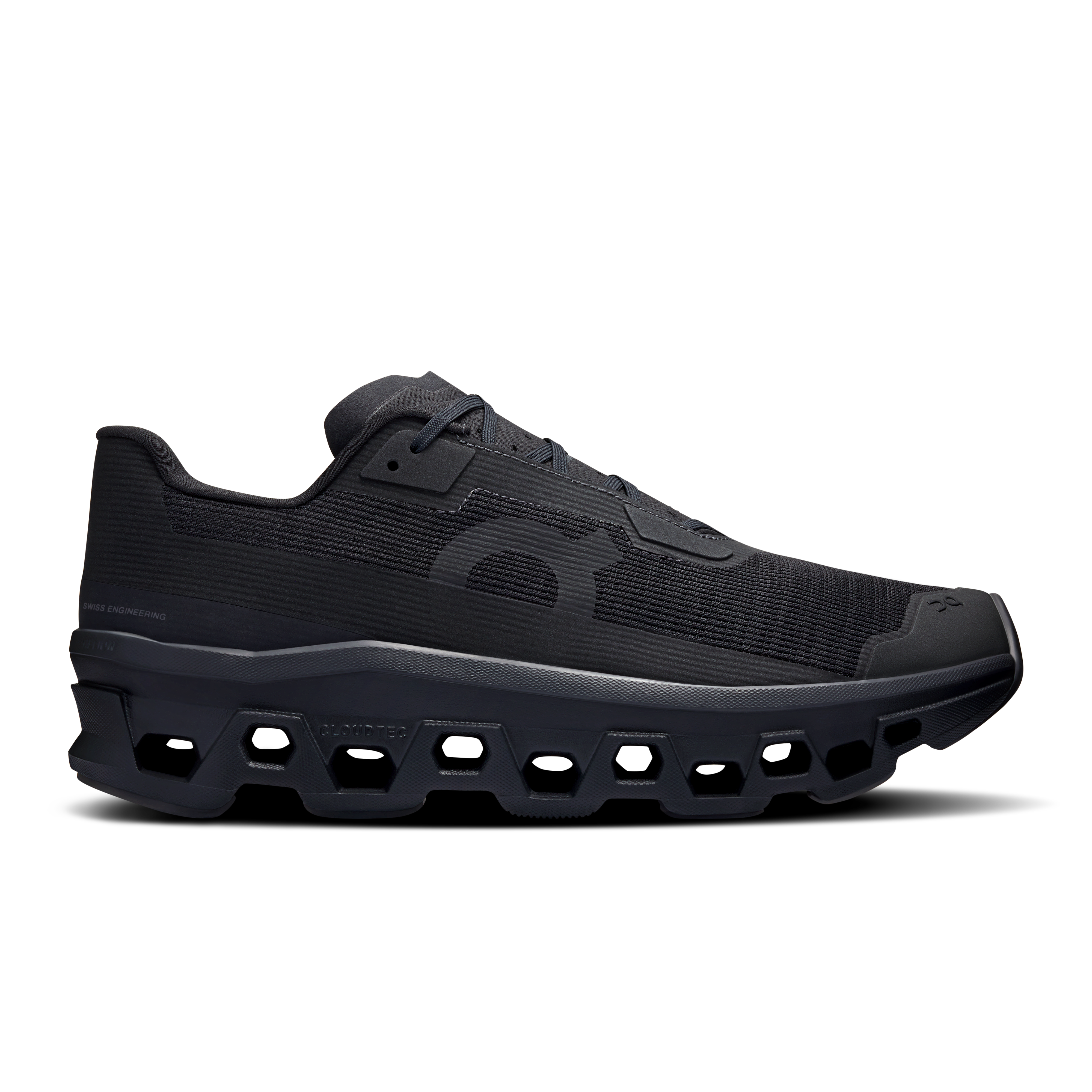 On Cloudmonster Void Black & Black Men – All day movement, CloudTec®, Helion™ superfoam Shoes
