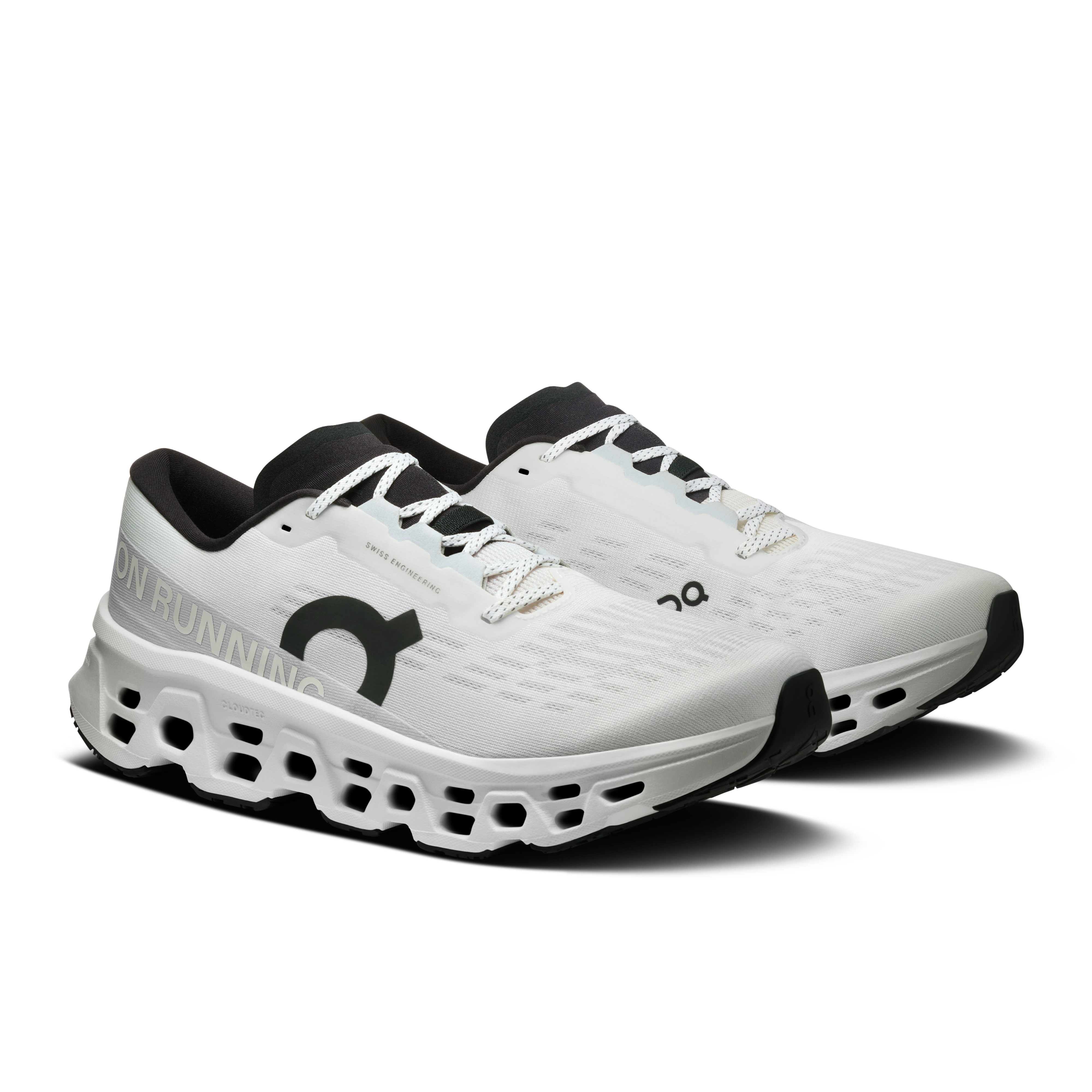 On Cloudmonster 3 White & White Men Road running Shoes