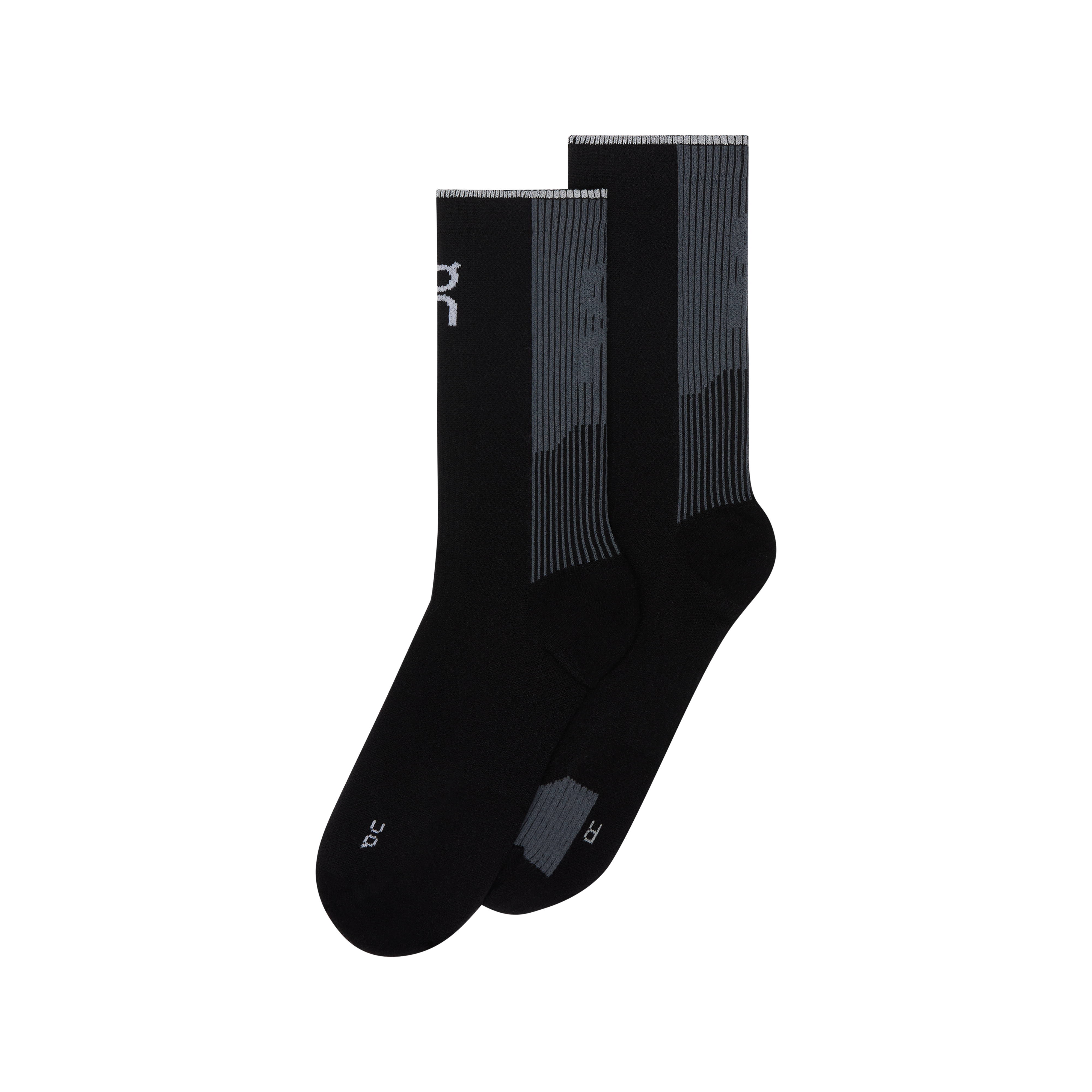 Performance Run Sock High in Black/Eclipse