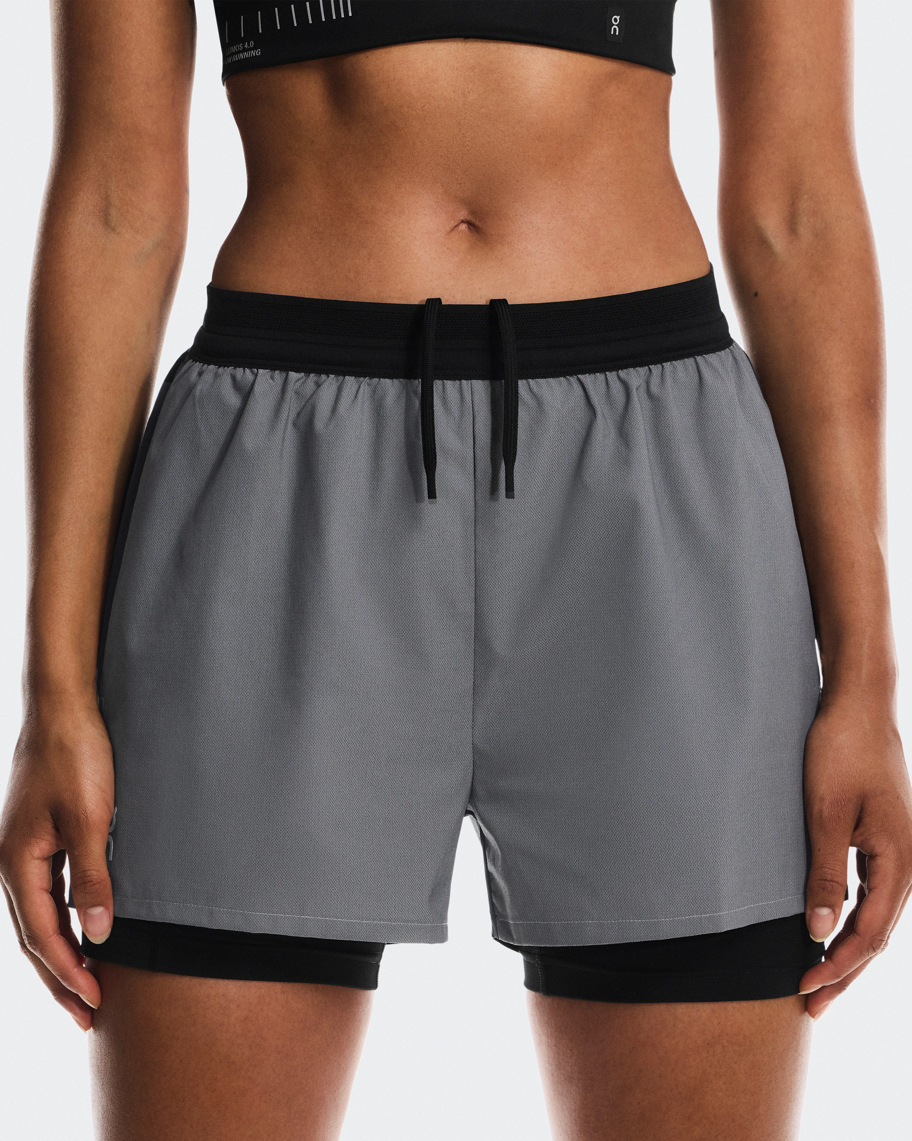On Performance Shorts Lumos Eclipse & Black Women Shorts