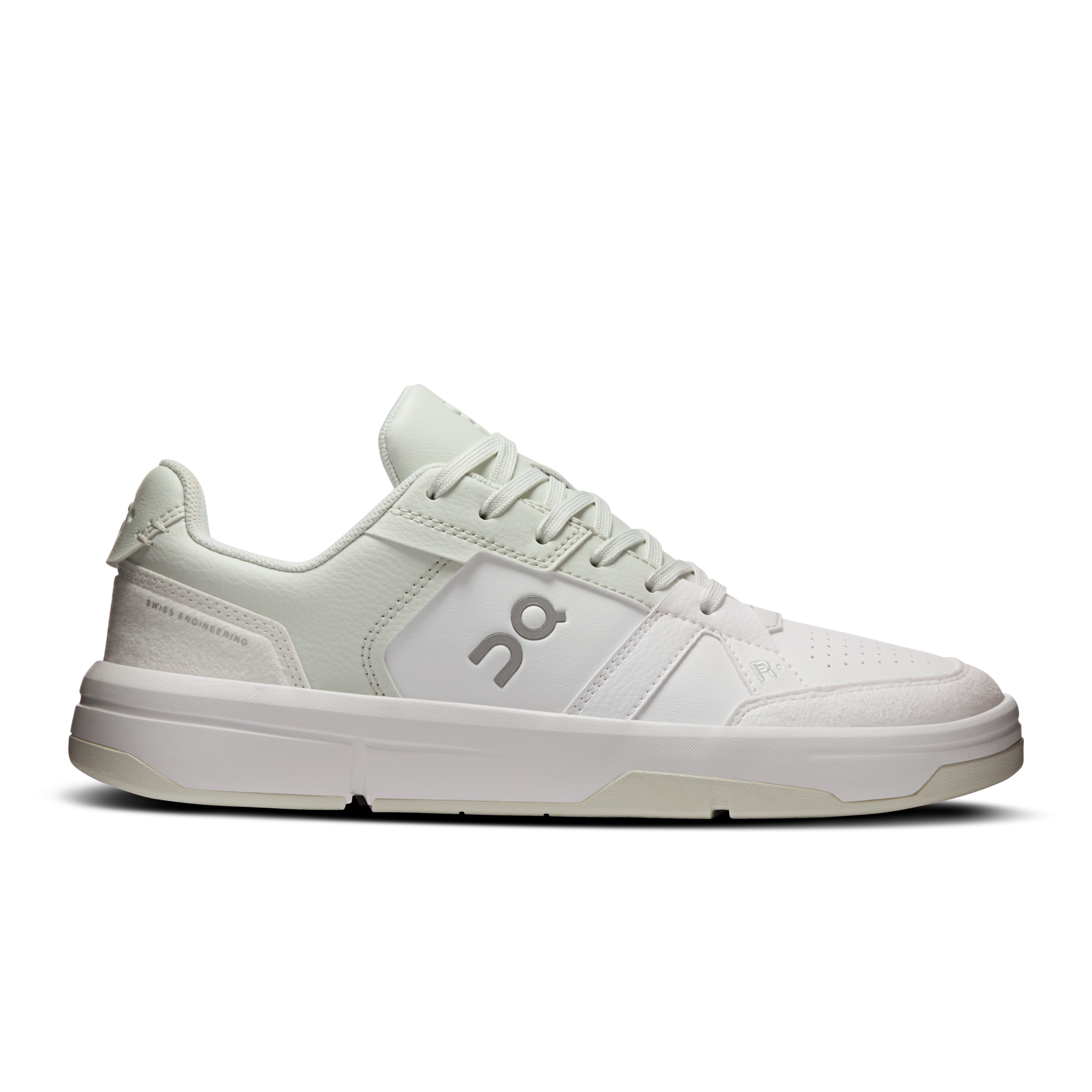 THE ROGER Clubhouse Tennis Shoe in White/Iceberg