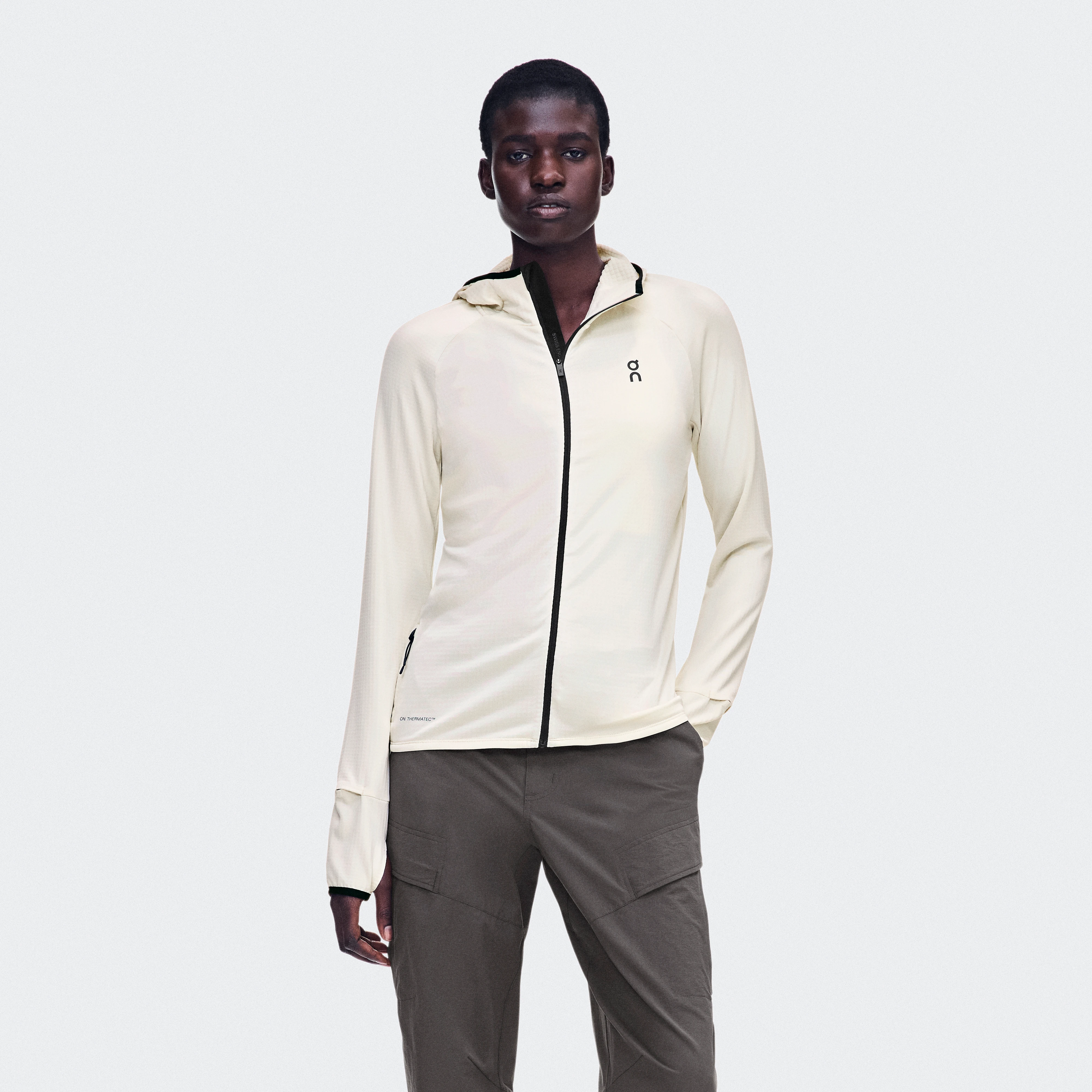 On Climate Zip Hoodie Hare Women – Cool weather running Hoodies and sweatshirts