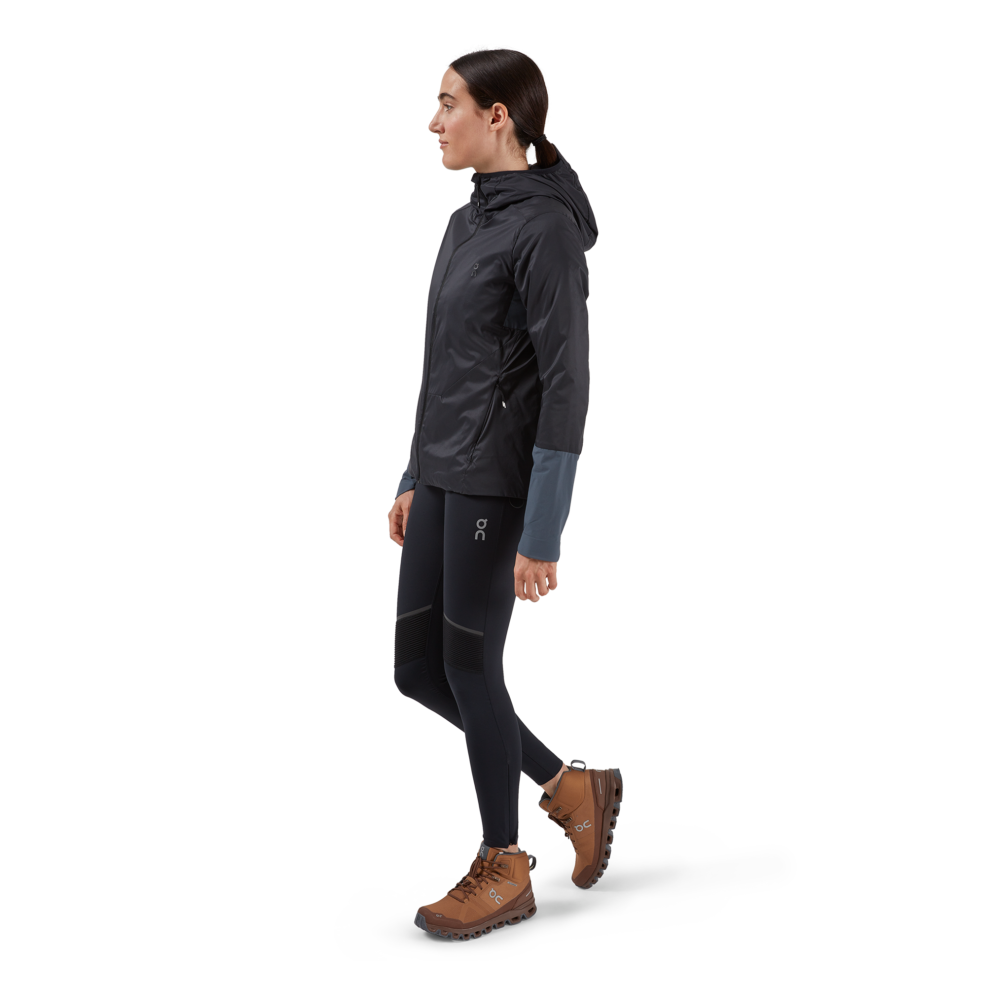 On Insulator Jacket Black & Dark Women Jackets
