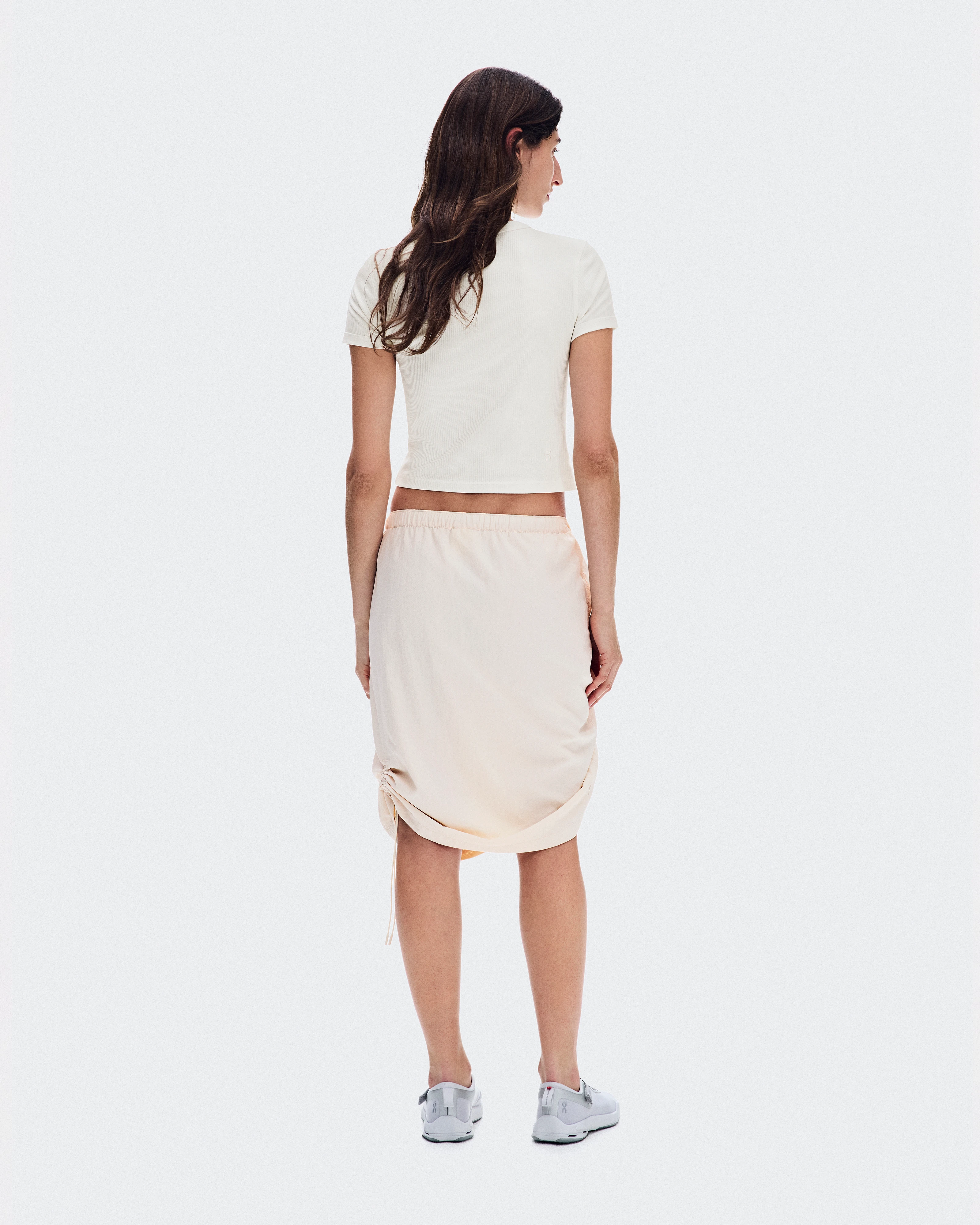 On All-Day Ribbed T-Shirt Ivory Women Tops and t-shirts