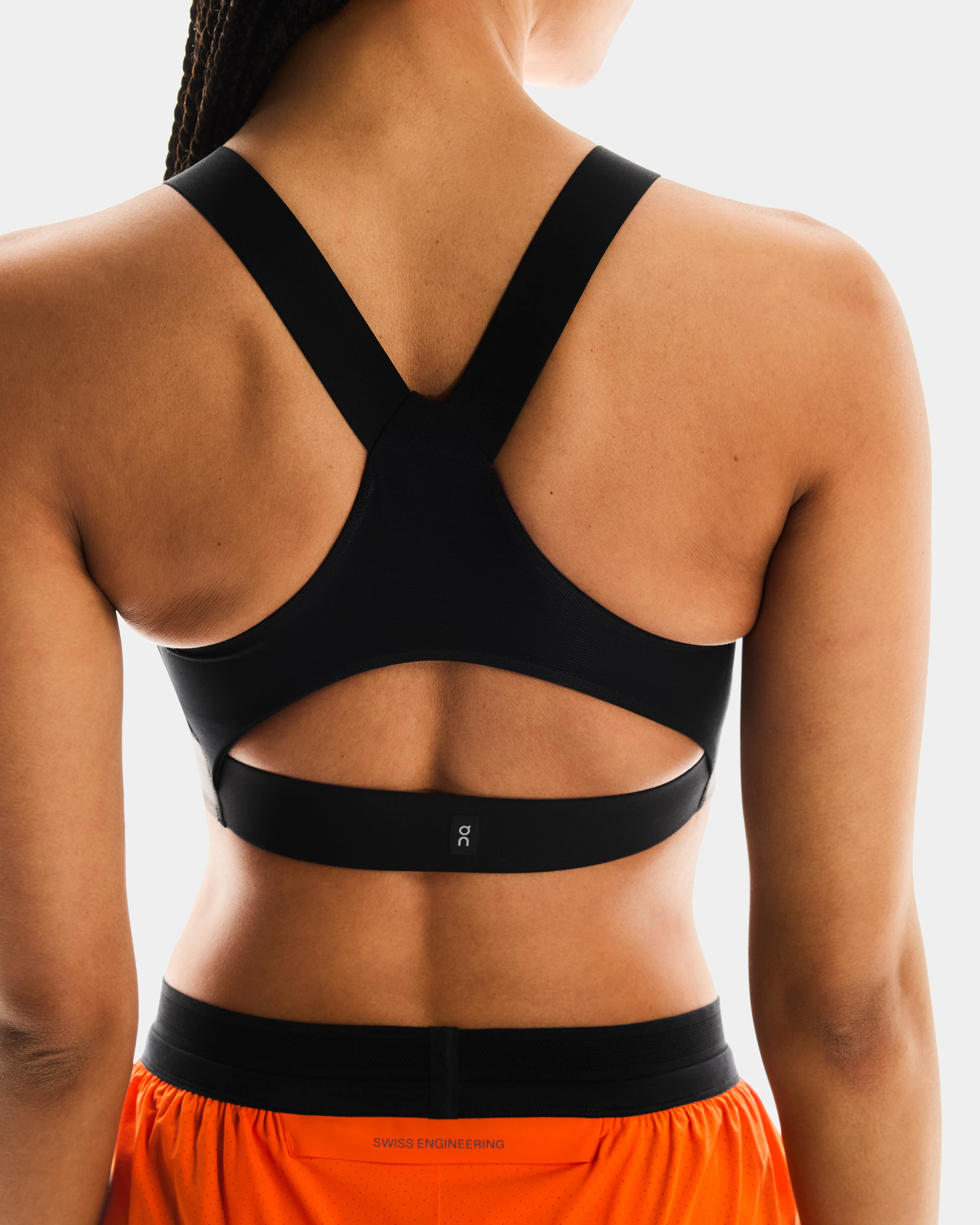 On Performance Bra AOP Cinder & Black Women Bras
