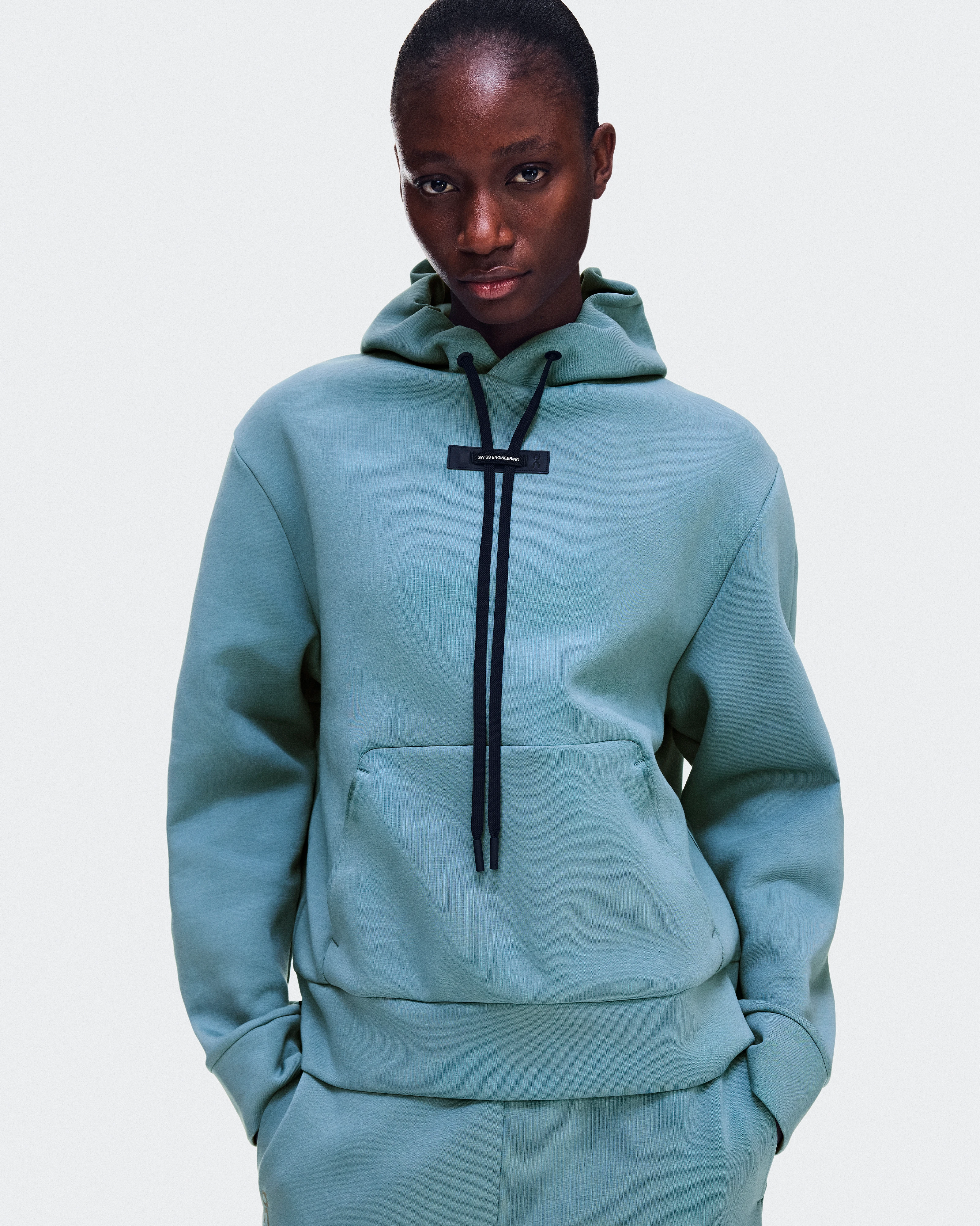 On Focus Tech Hoodie Agave Women Hoodies and sweatshirts