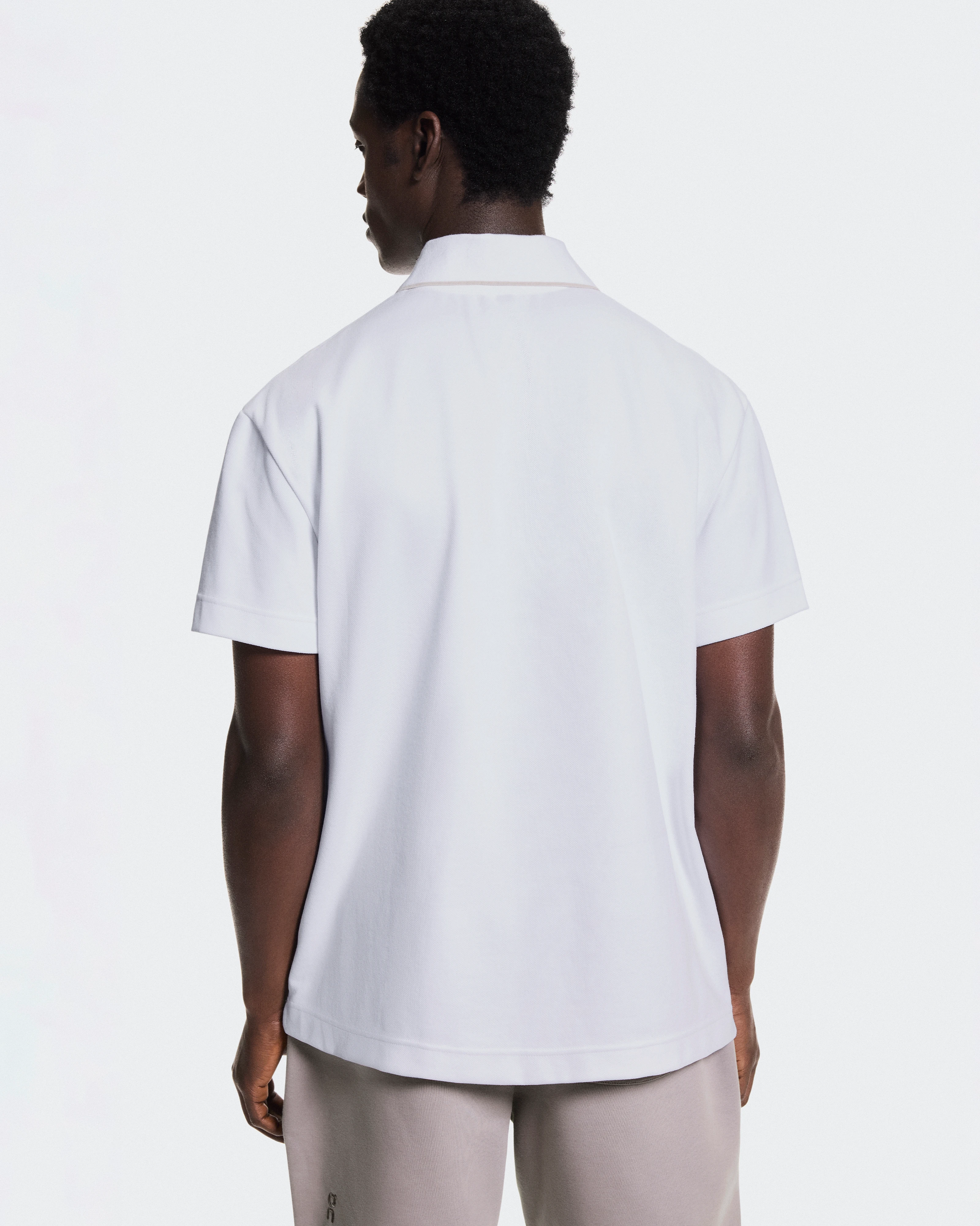 On Courtside Polo White & Sand Men Tops and t-shirts