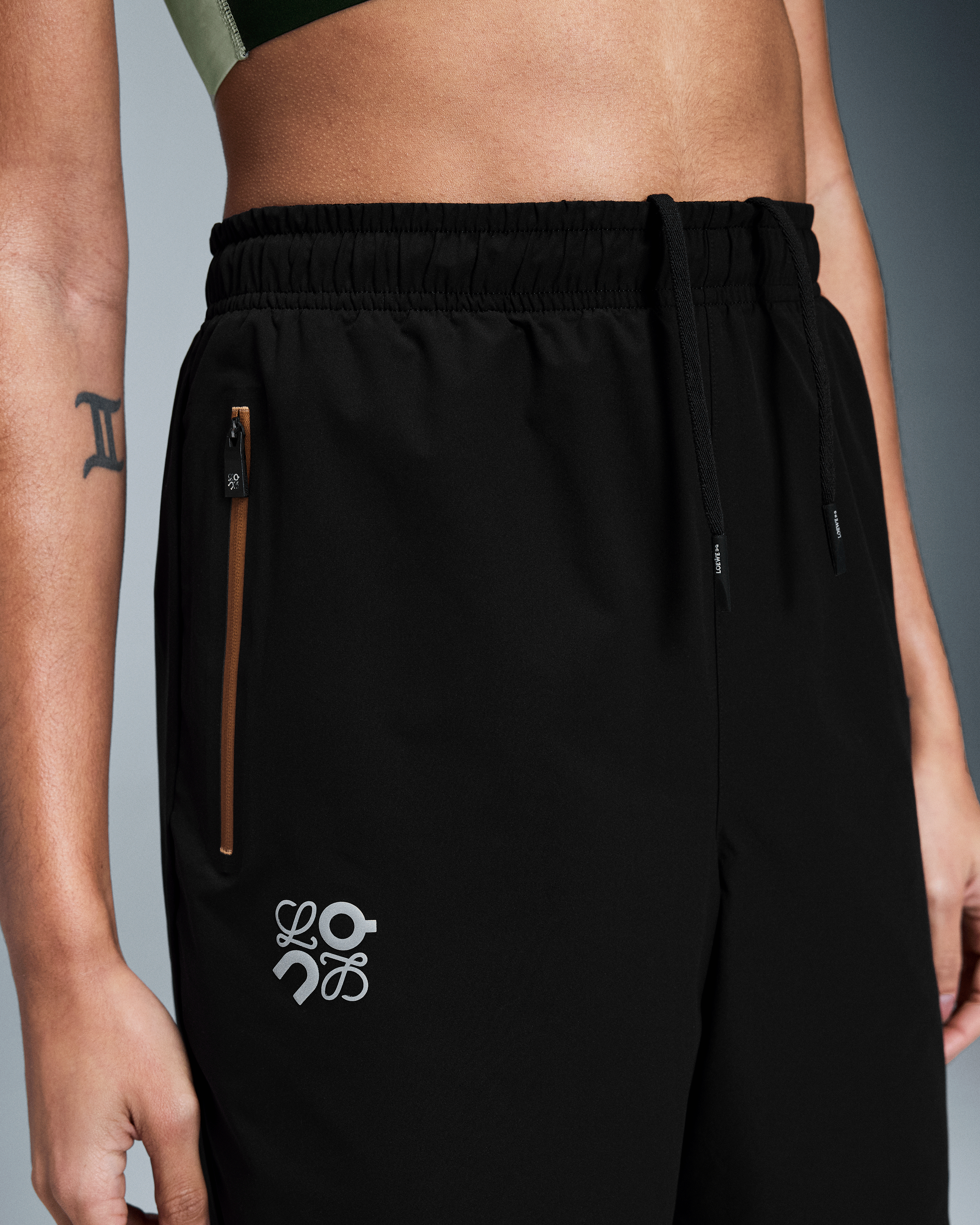 On Mid Length Shorts LOEWE Black Unisex Shorts