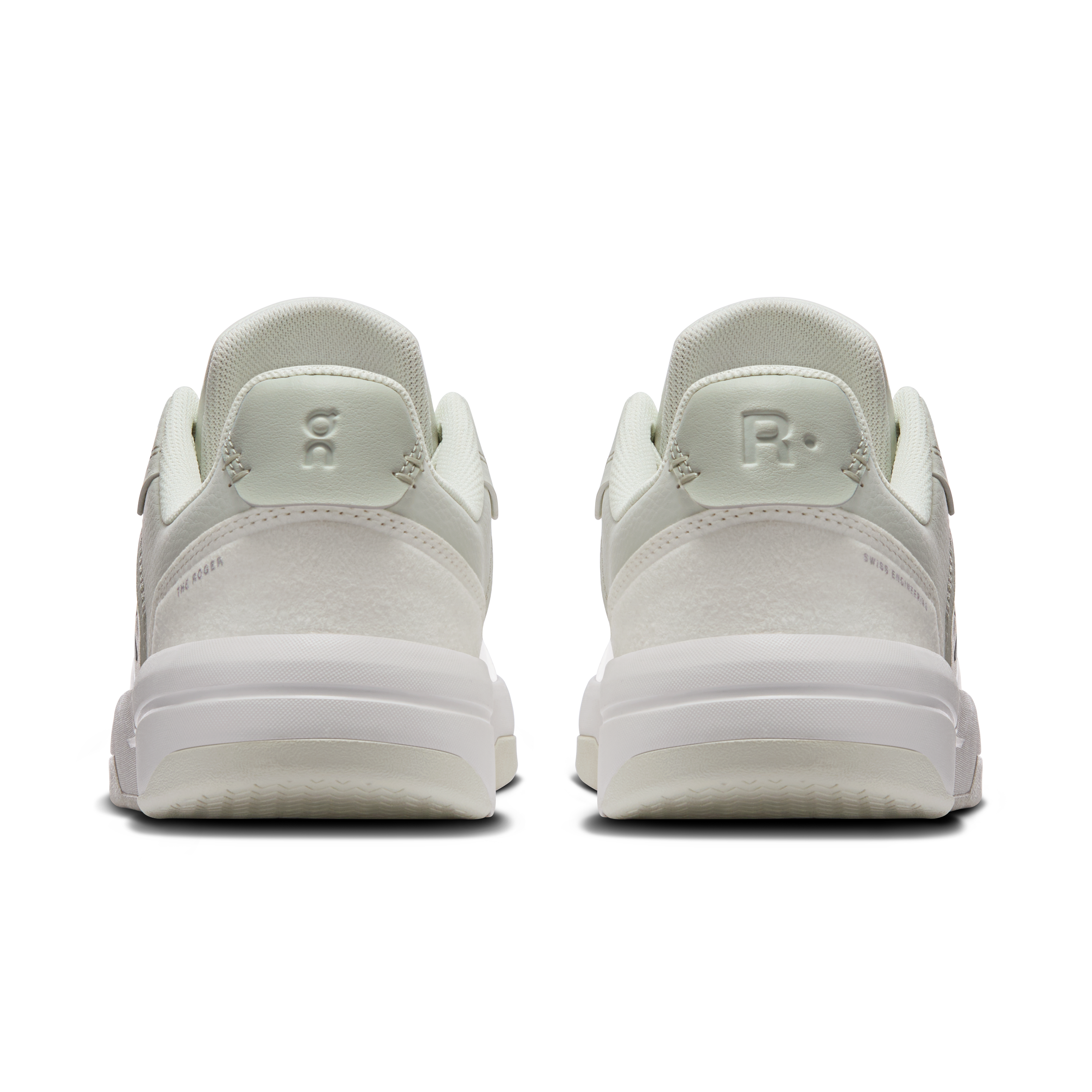 On THE ROGER Clubhouse White & Iceberg Women Tennis Shoes